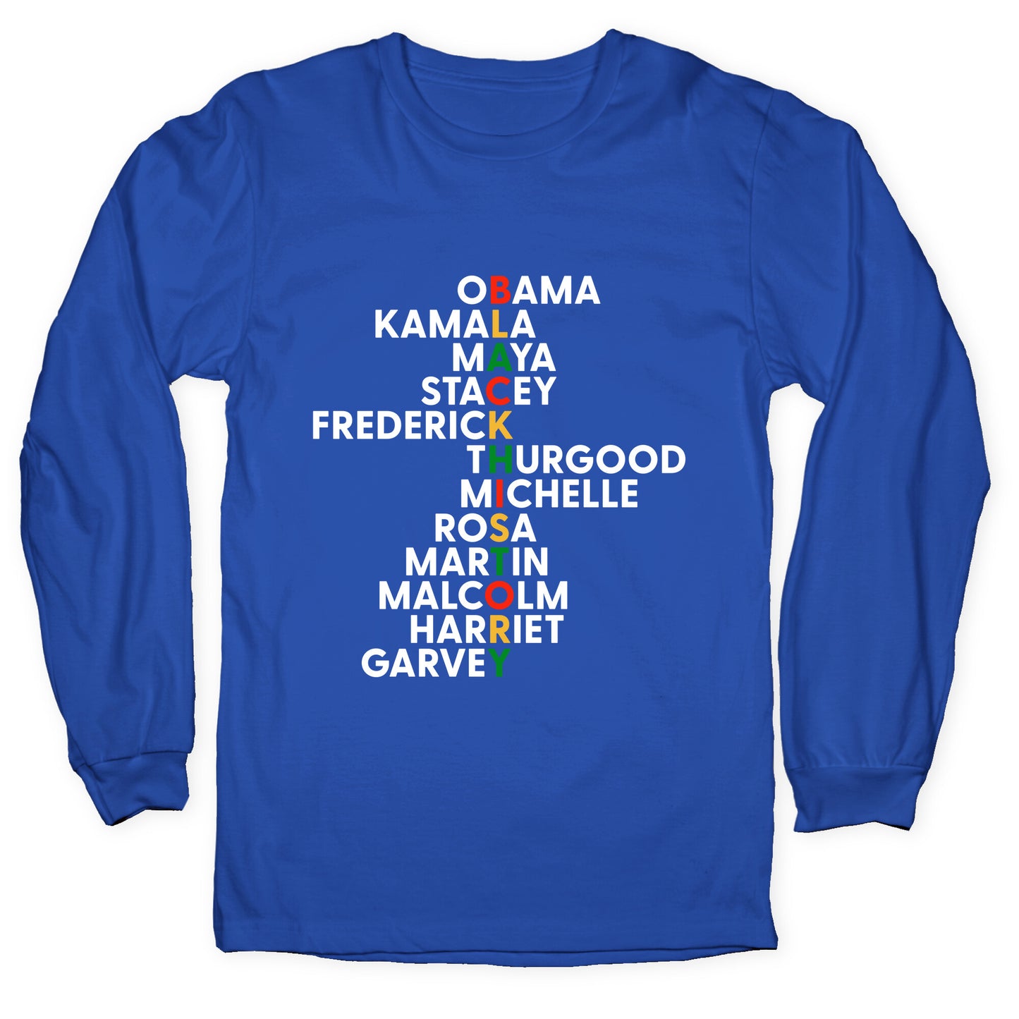 Black History Month Leaders Longsleeve Tee
