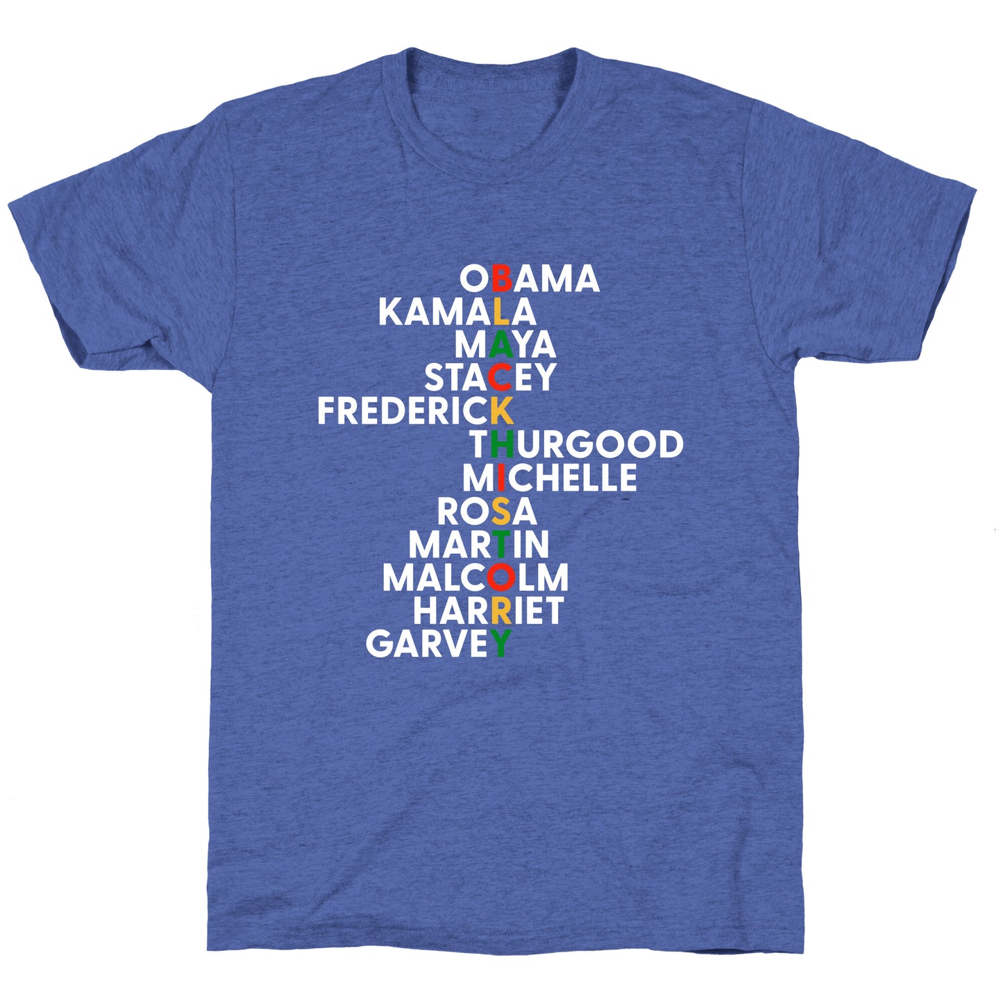 Black History Month Leaders Unisex Triblend Tee