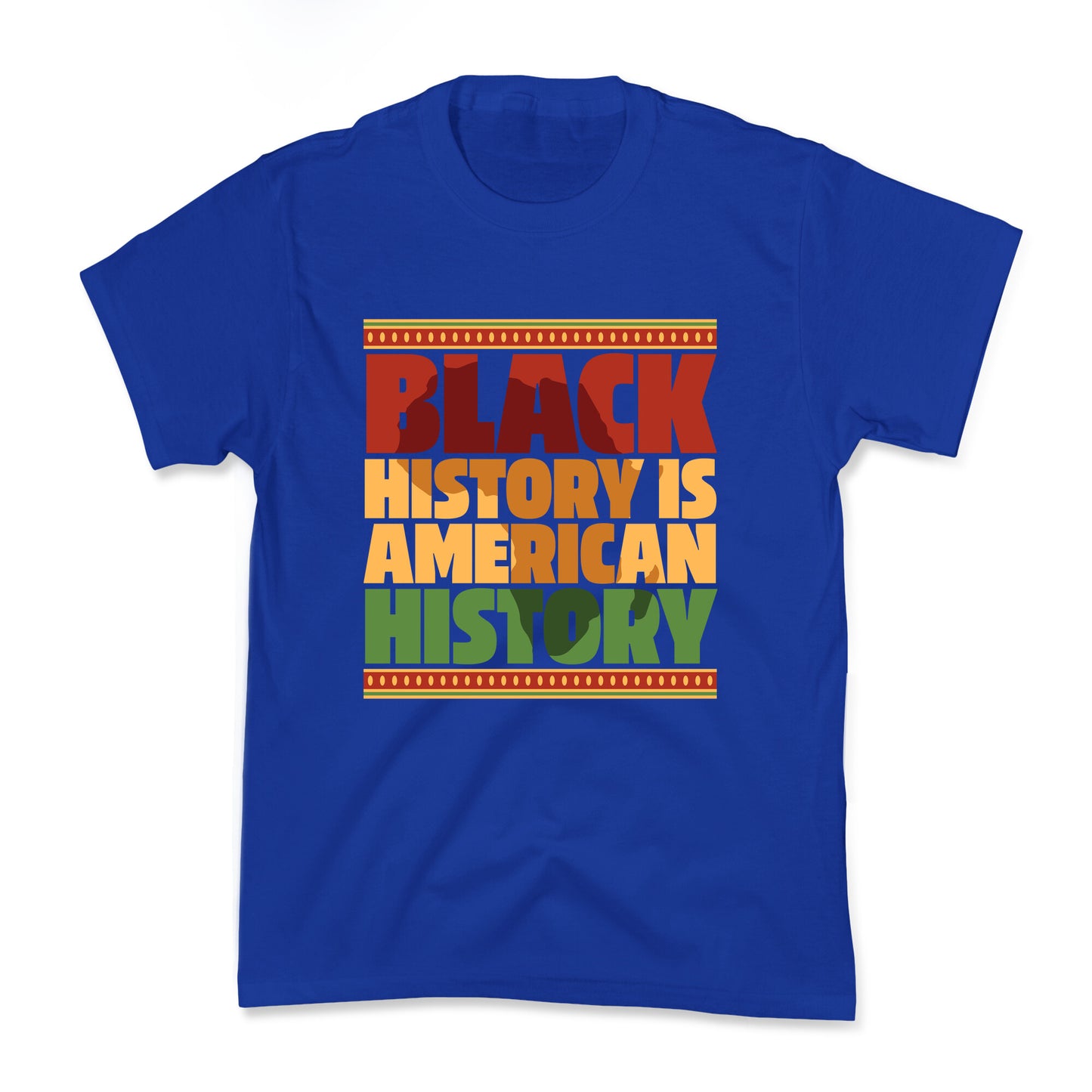 Black History Is American History Kids Tee