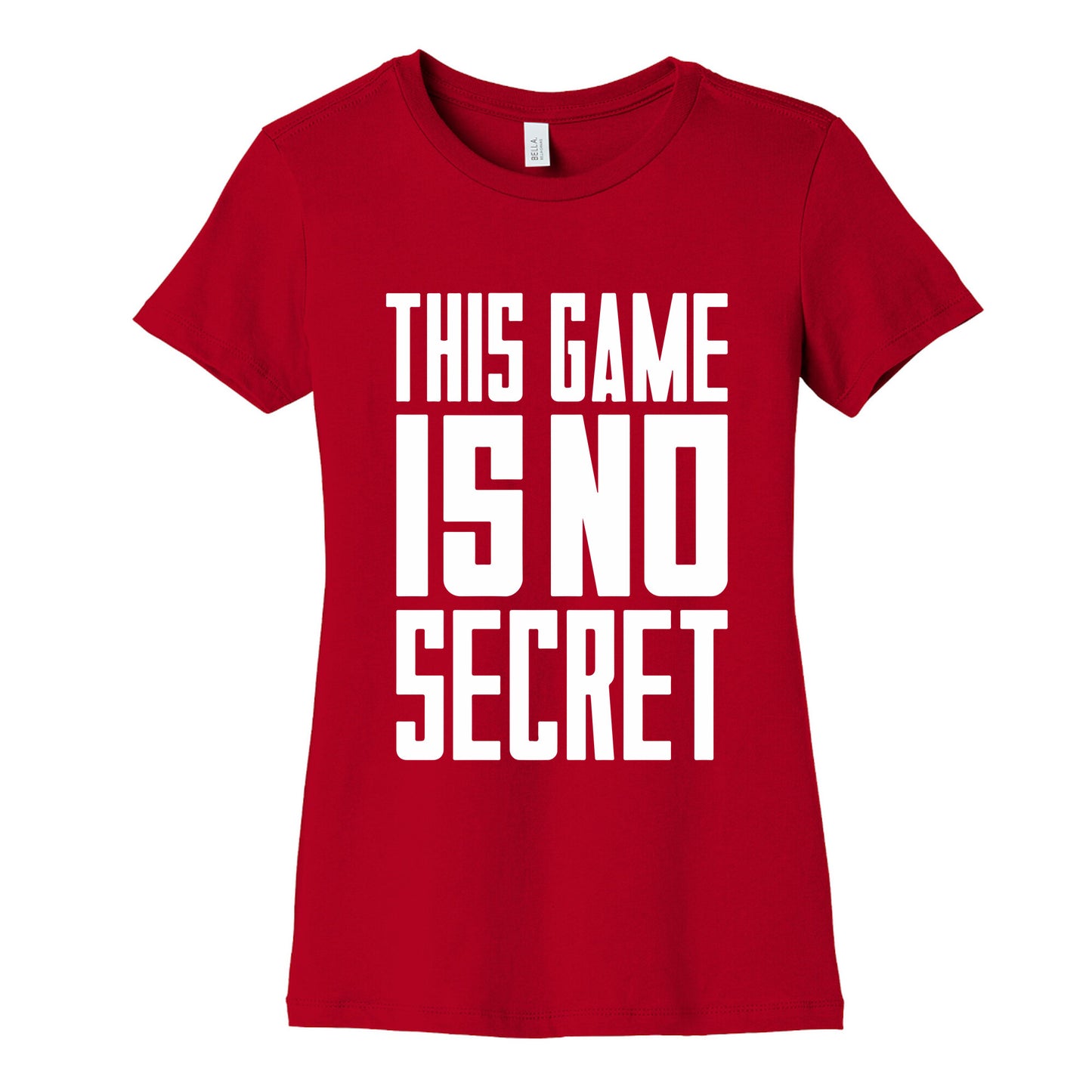 This Game Is No Secret Womens Cotton Tee