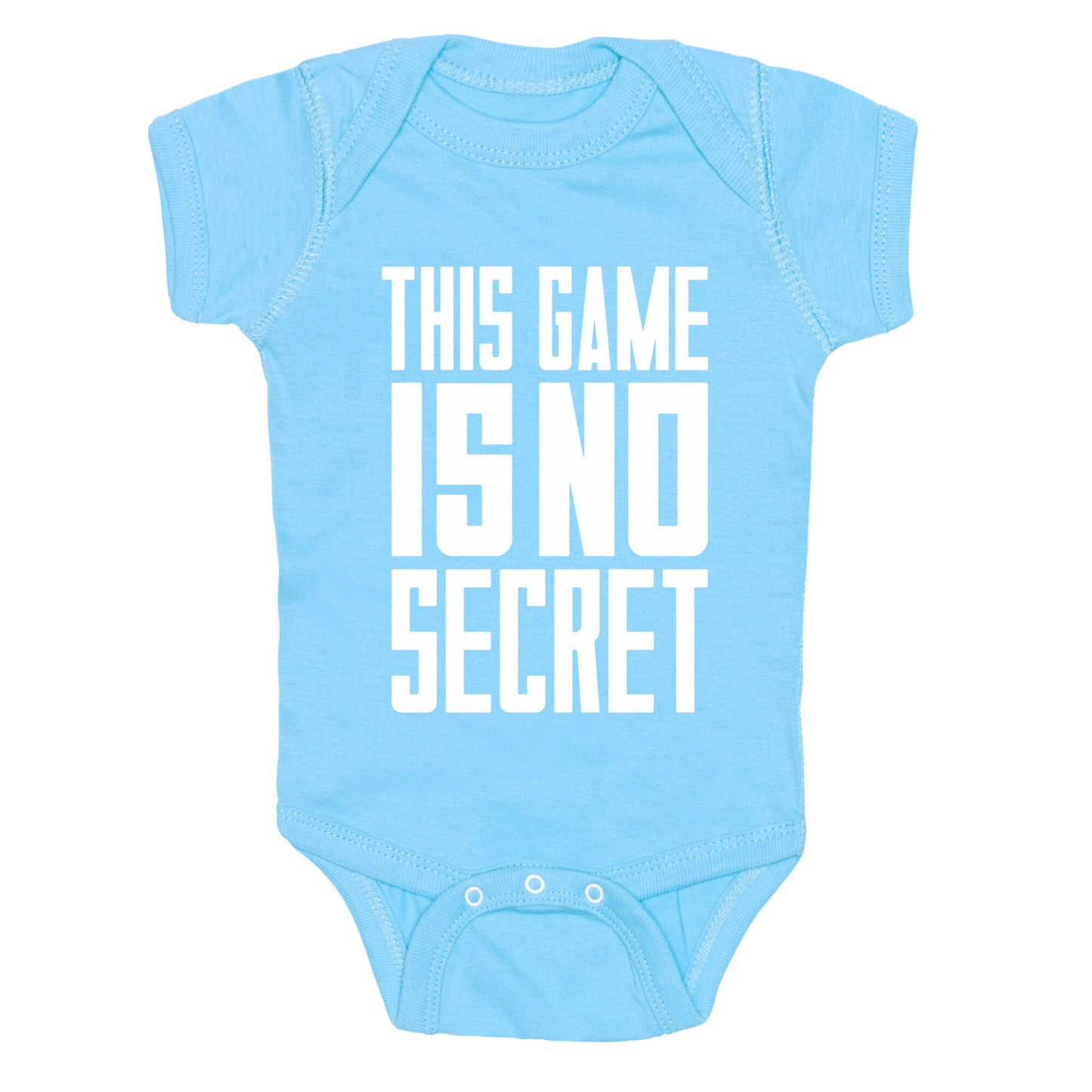This Game Is No Secret Baby One-Piece