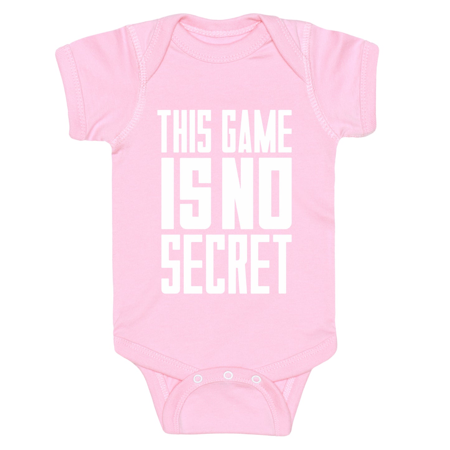 This Game Is No Secret Baby One-Piece
