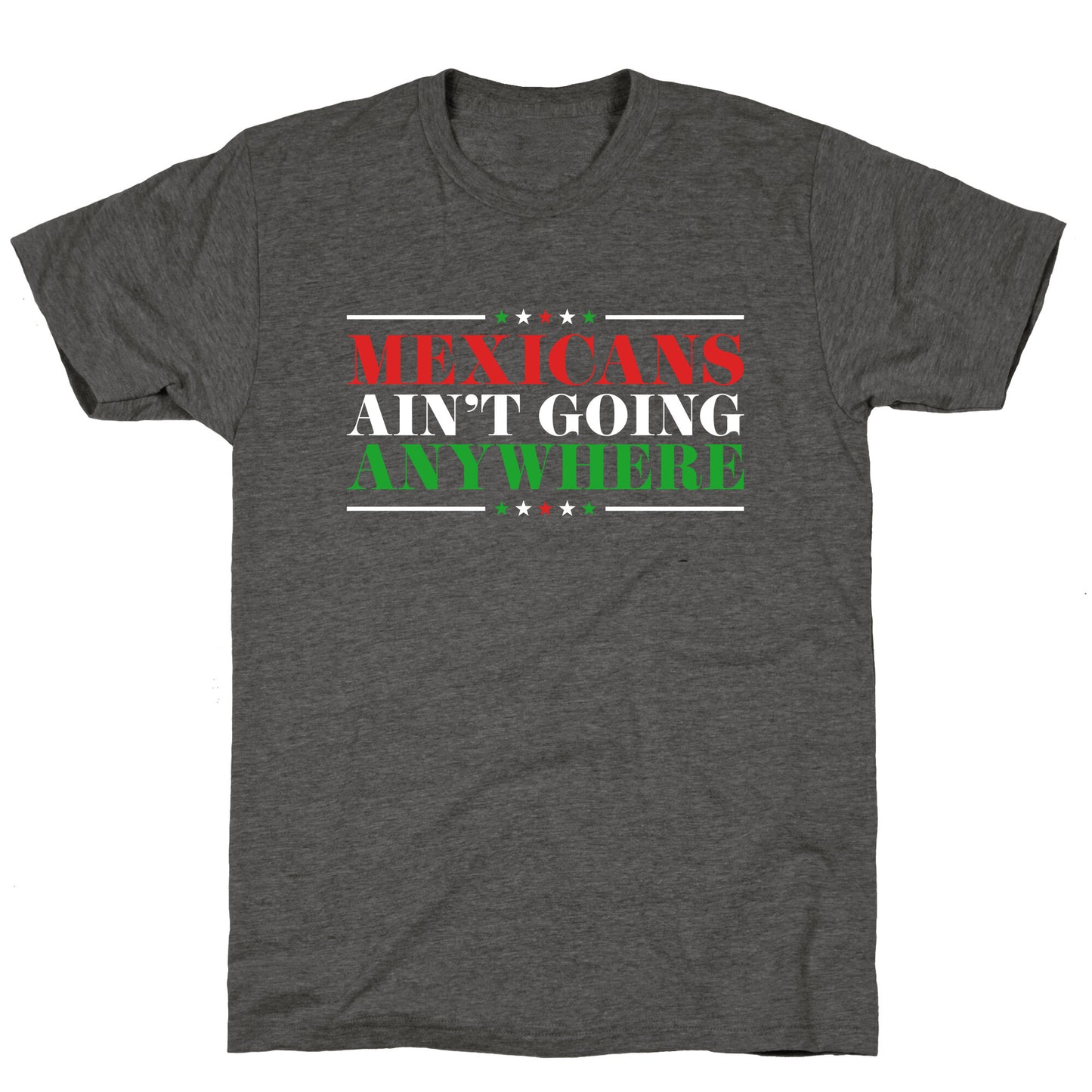 MAGA Mexicans Arent Going Anywhere Unisex Triblend Tee