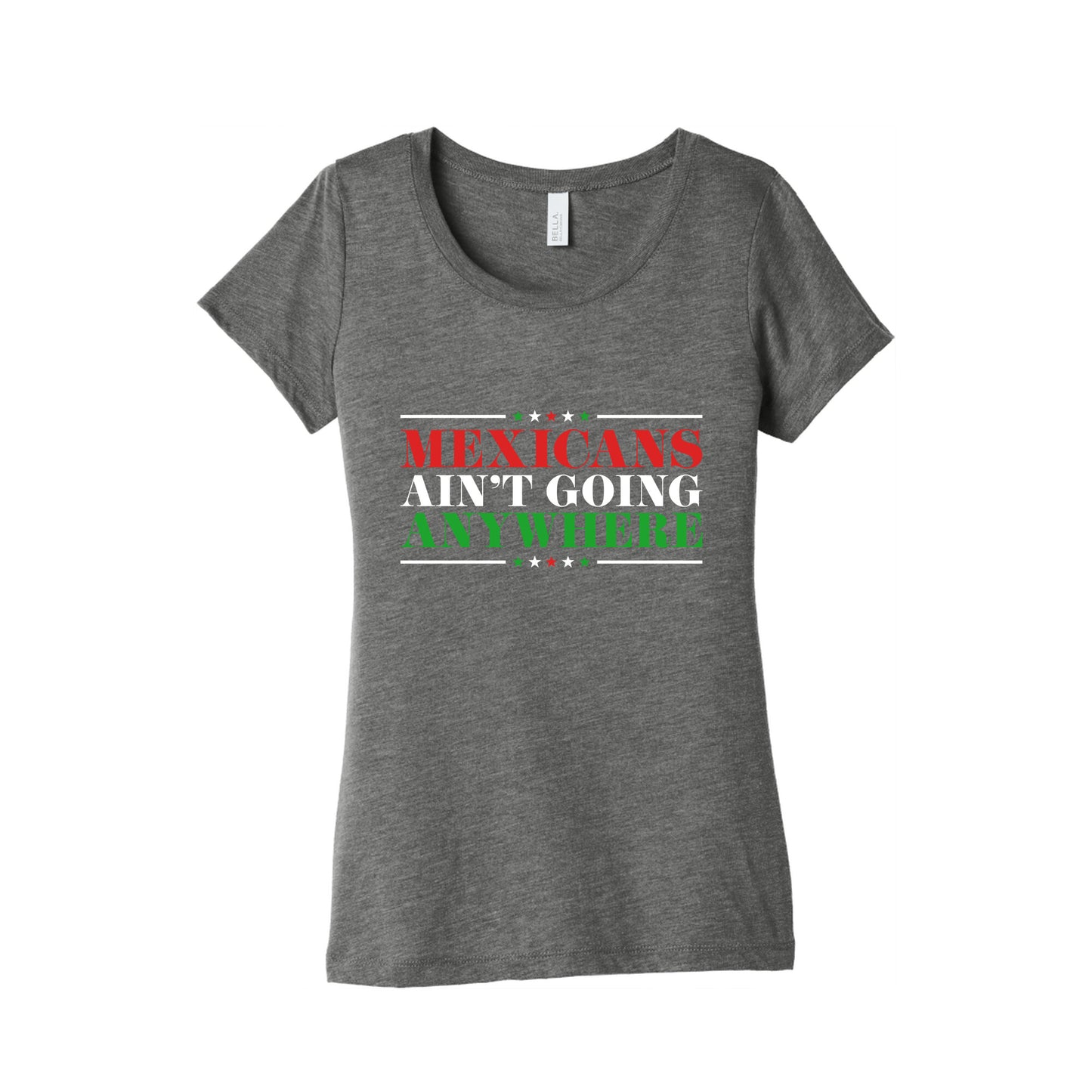 MAGA Mexicans Arent Going Anywhere Womens Triblend Tee