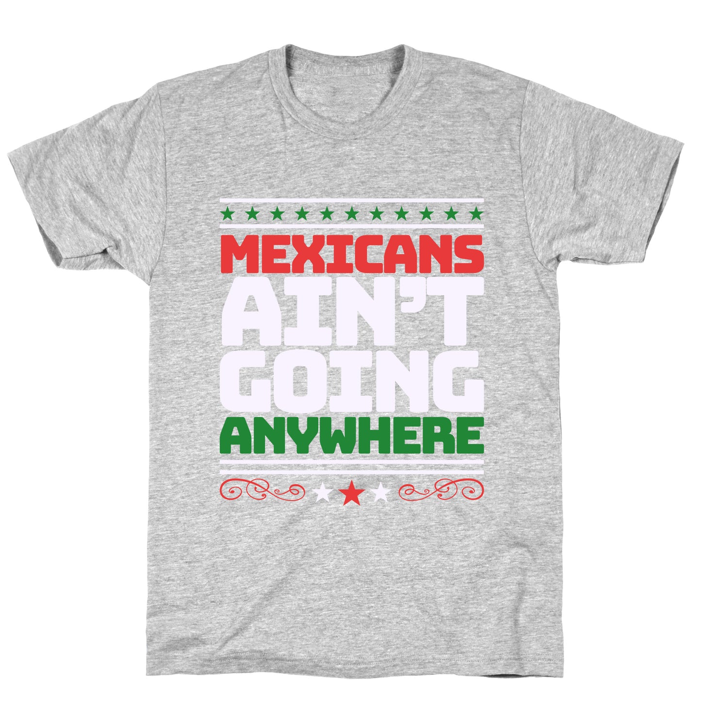 Mexicans Arent Going Anywhere MAGA T-Shirt