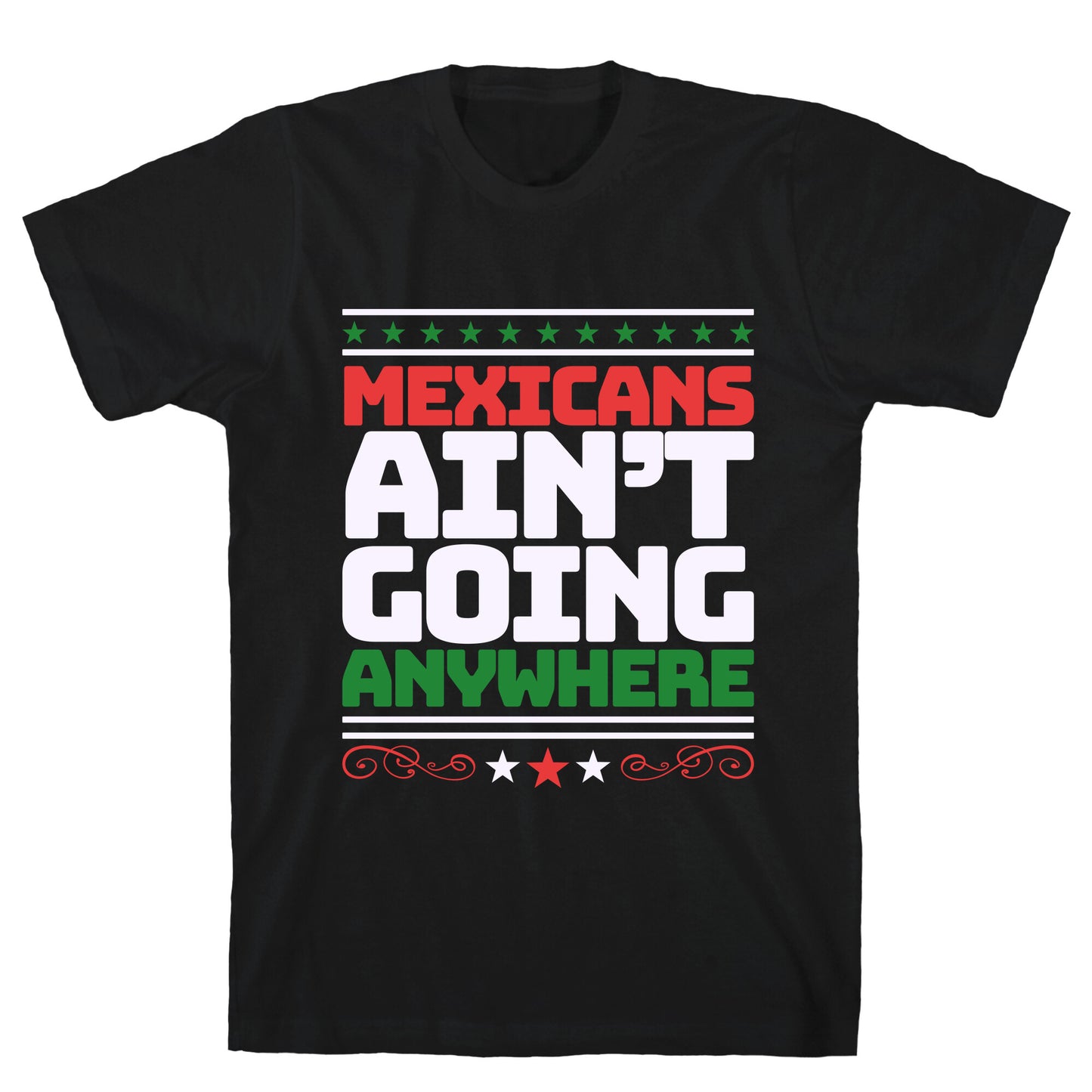 Mexicans Arent Going Anywhere MAGA T-Shirt
