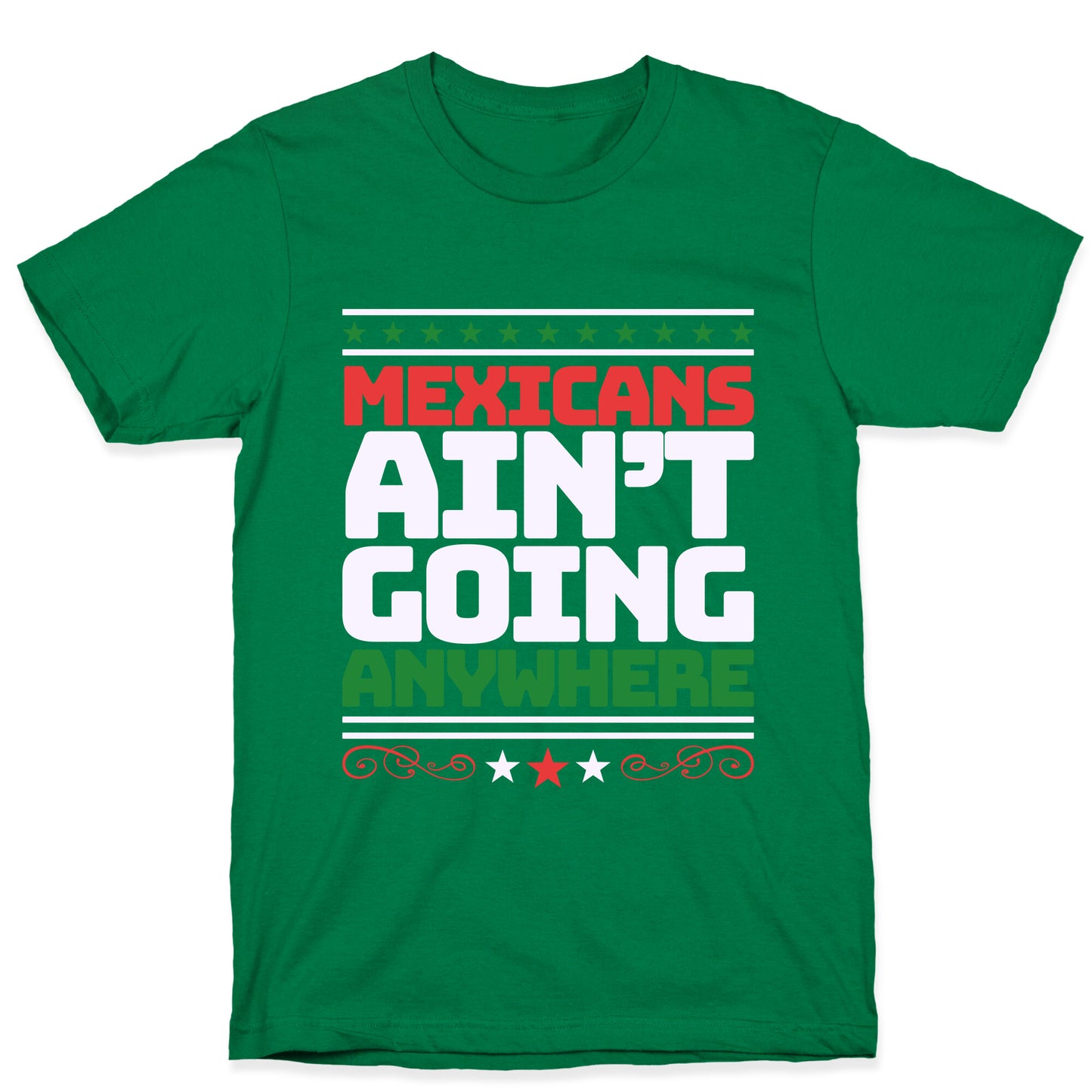 Mexicans Arent Going Anywhere MAGA T-Shirt