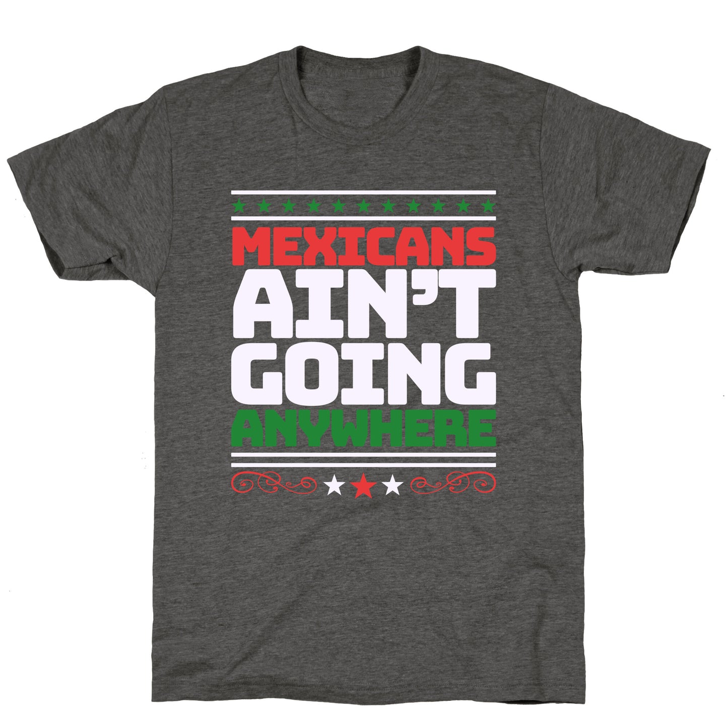 Mexicans Arent Going Anywhere MAGA Unisex Triblend Tee