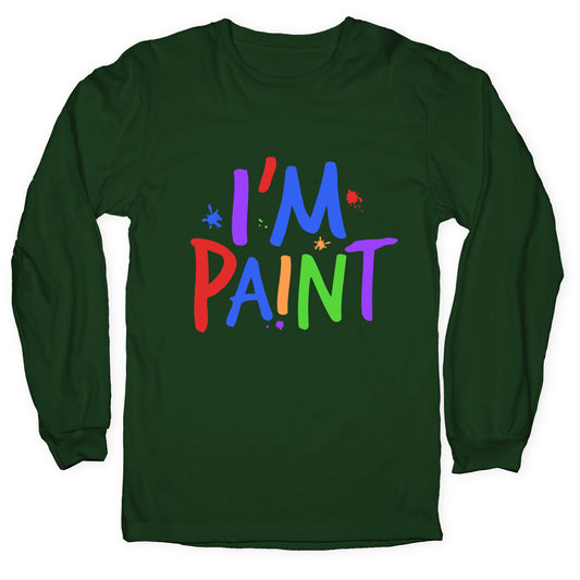 I Love To Finger Paint Couples 2 Longsleeve Tee
