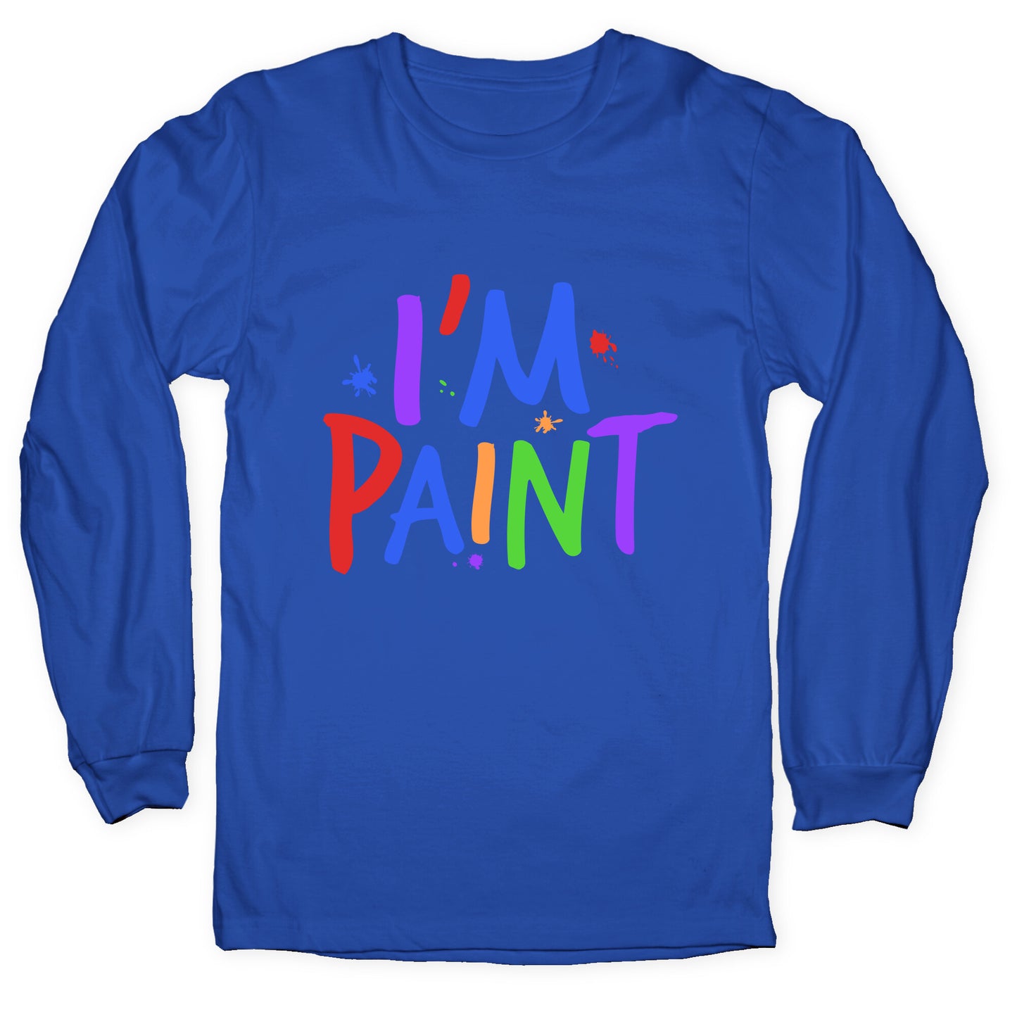 I Love To Finger Paint Couples 2 Longsleeve Tee