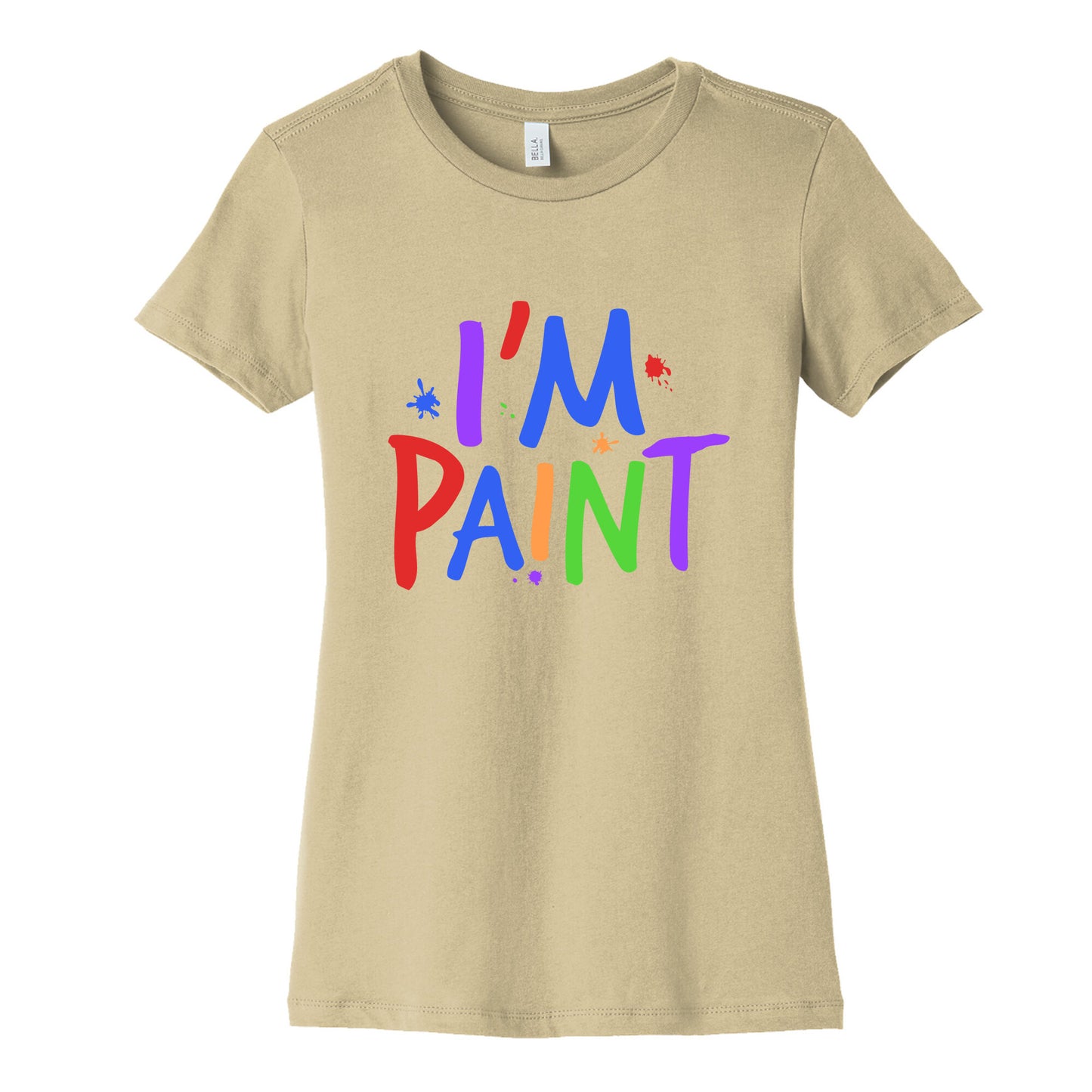 I Love To Finger Paint Couples 2 Womens Cotton Tee
