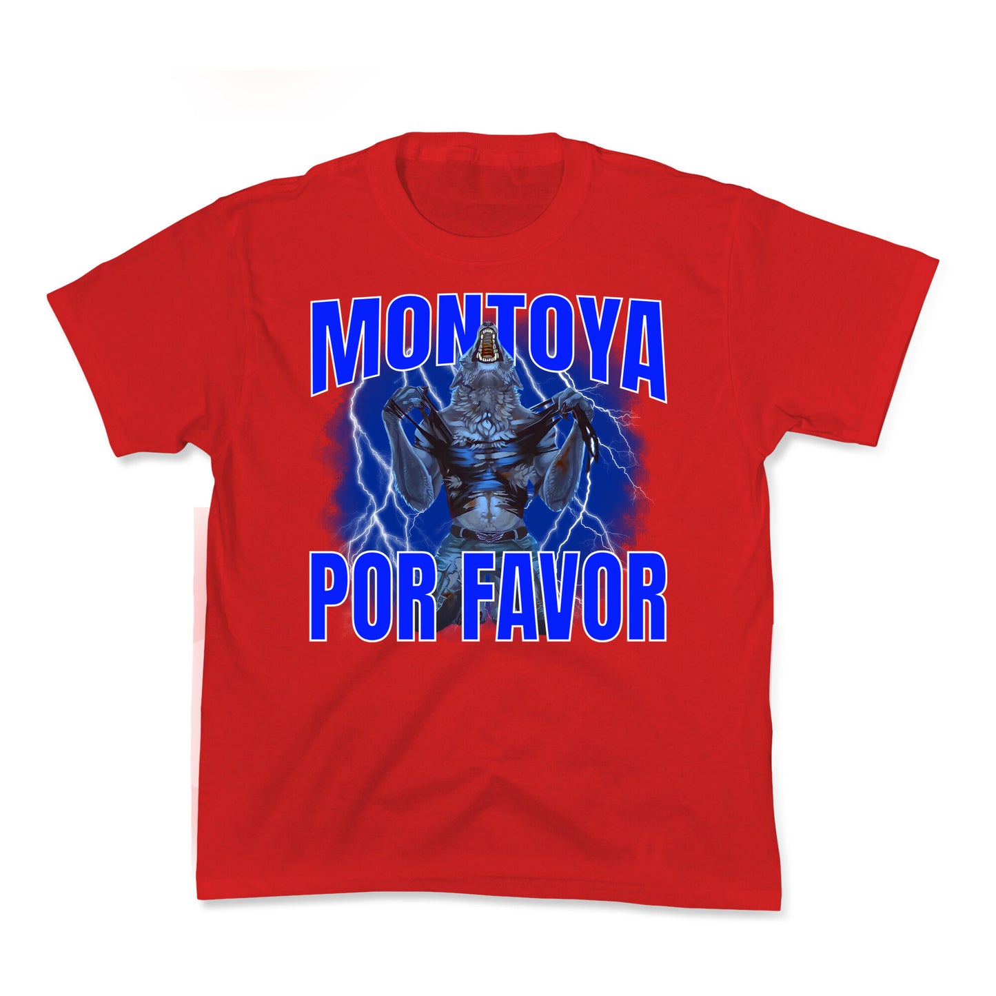 Montoya Por Favor Wolf Meme Kids Tee