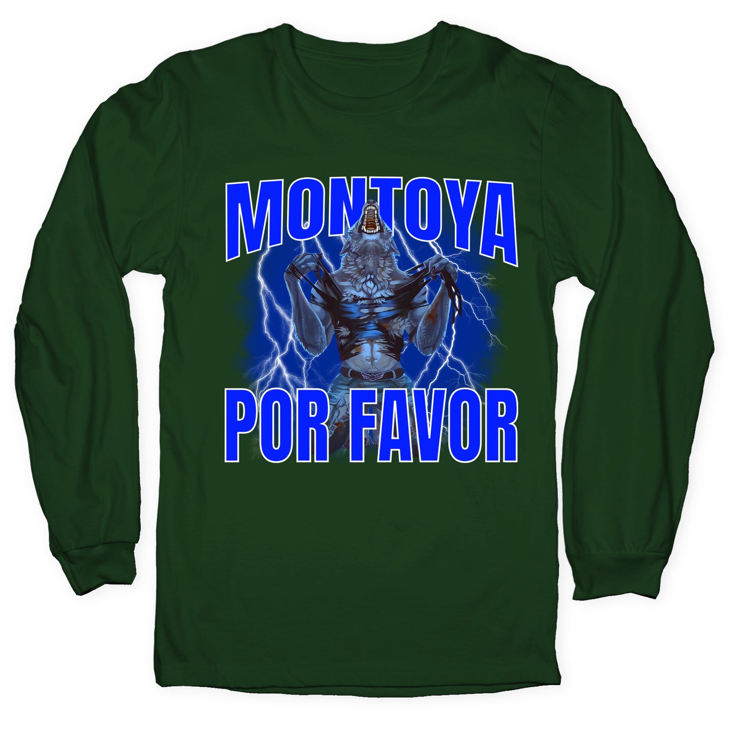 Montoya Por Favor Wolf Meme Longsleeve Tee