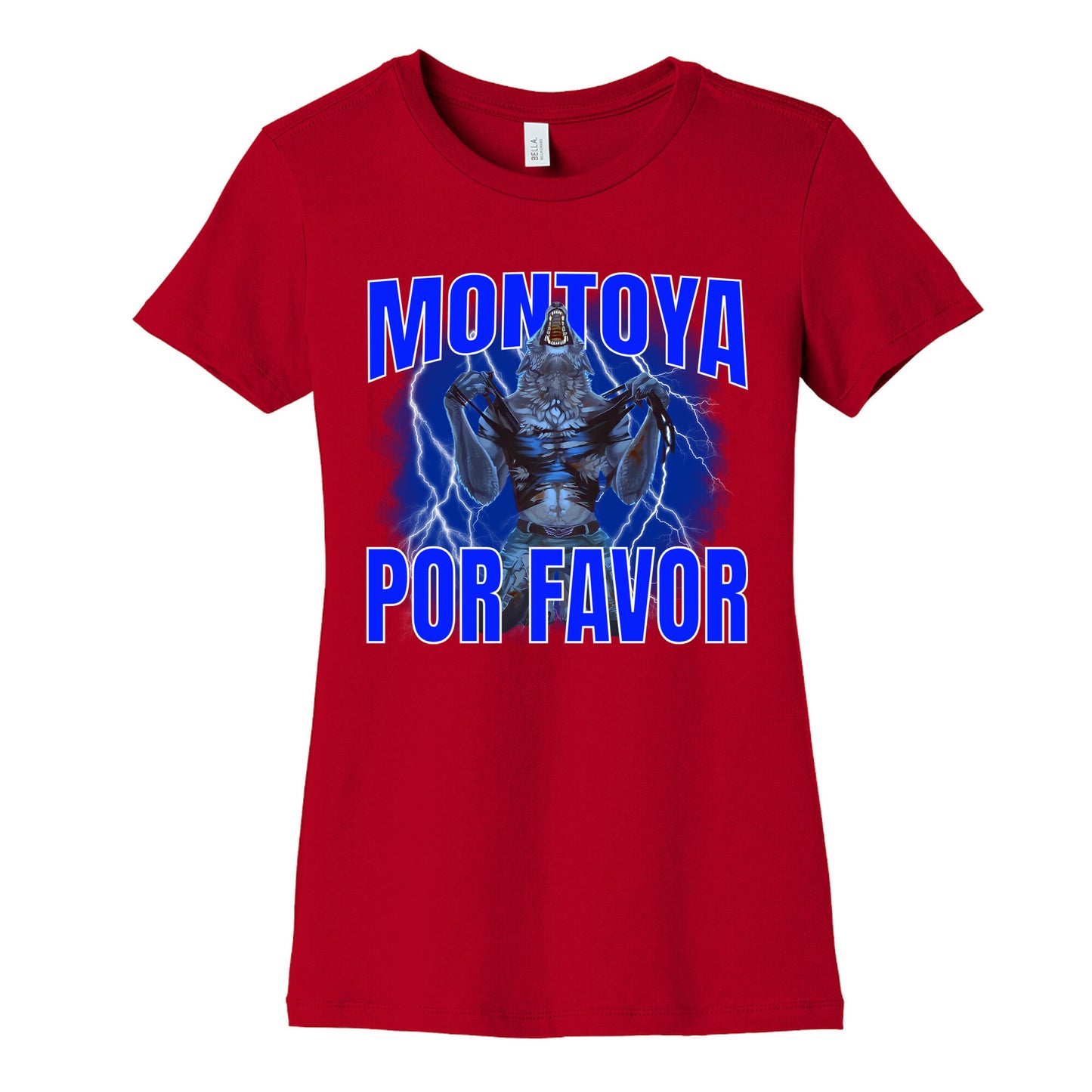 Montoya Por Favor Wolf Meme Womens Cotton Tee