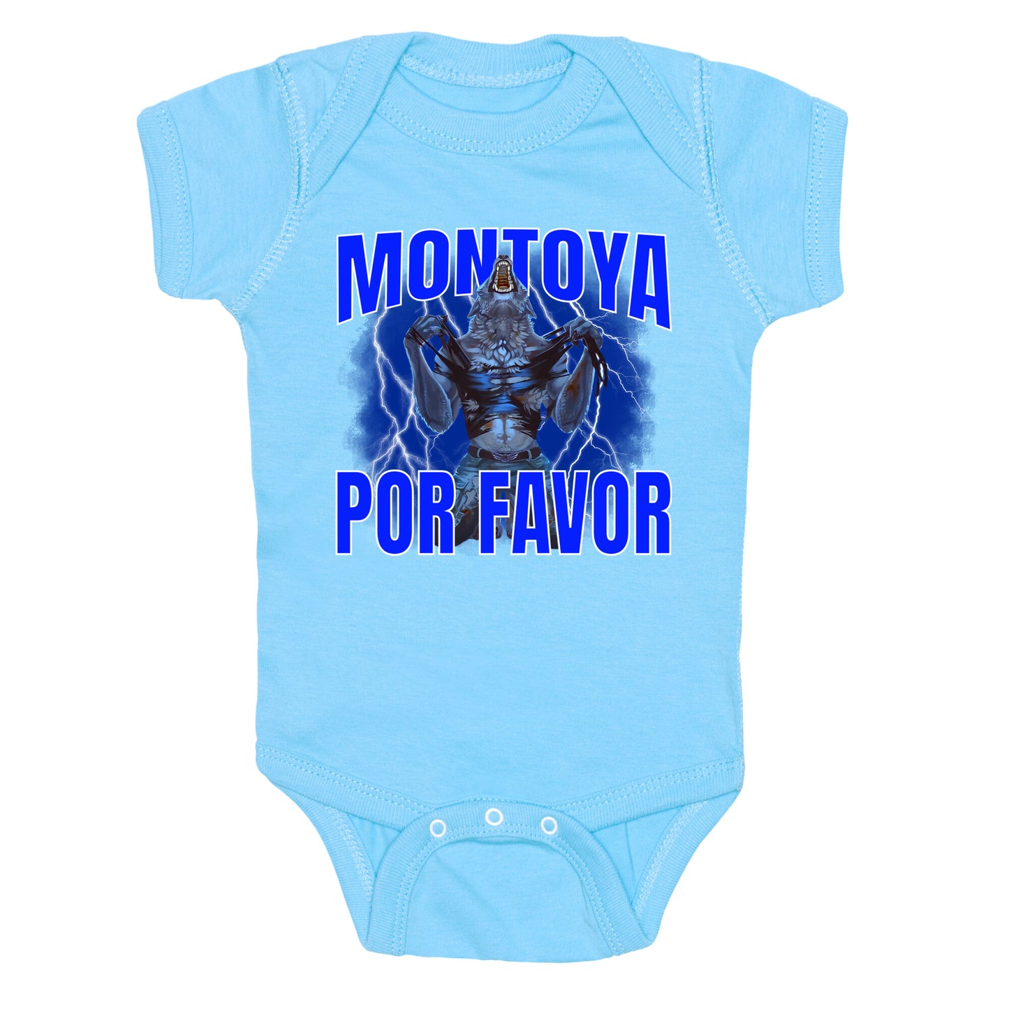 Montoya Por Favor Wolf Meme Baby One-Piece