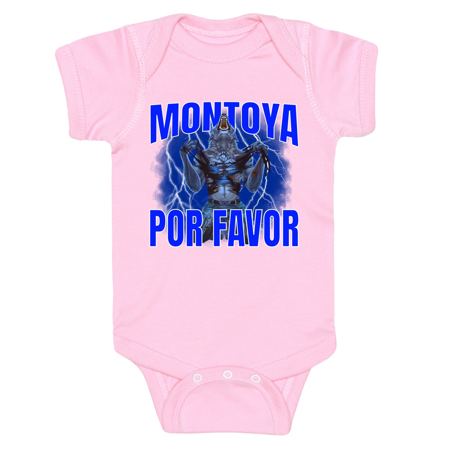 Montoya Por Favor Wolf Meme Baby One-Piece