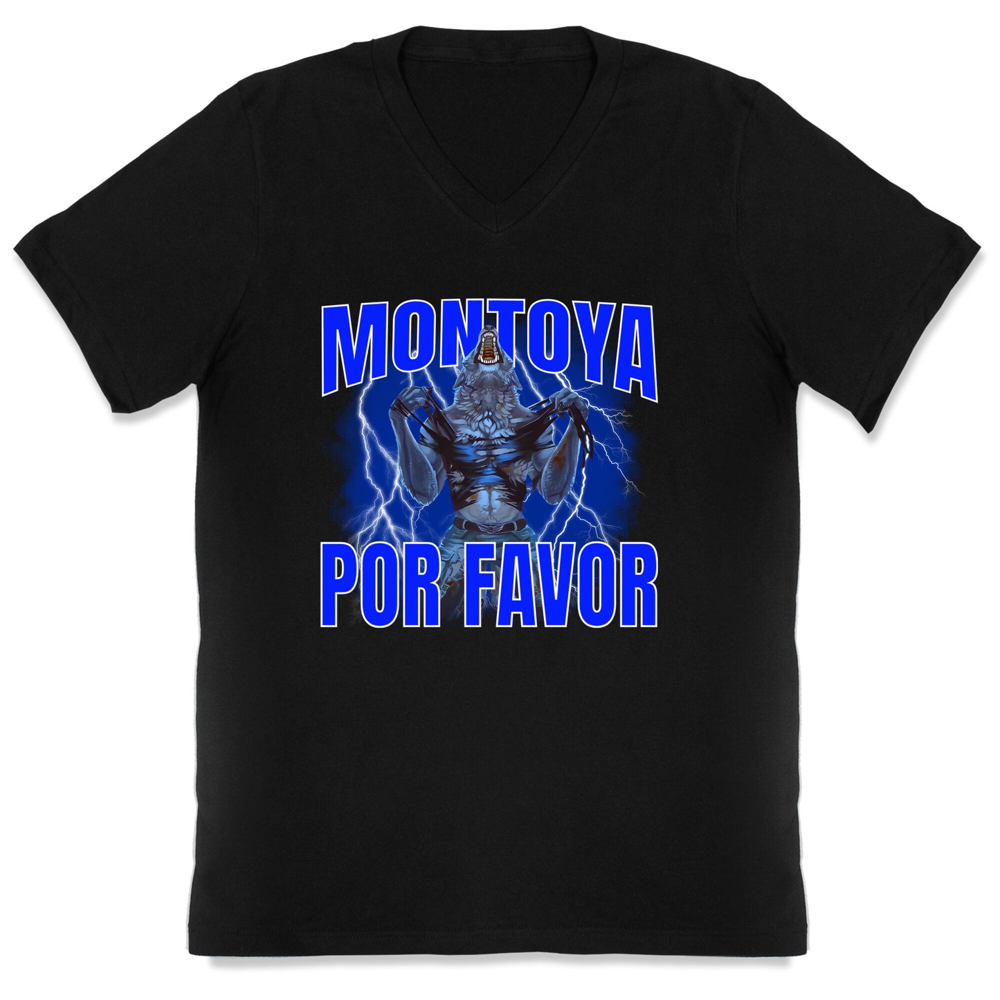 Montoya Por Favor Wolf Meme V-Neck