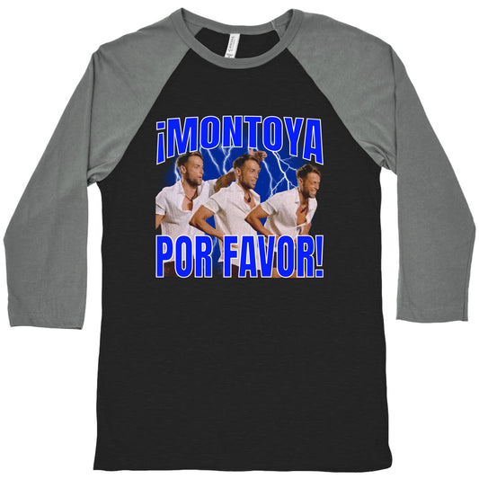 Montoya Por Favor Vintage Baseball Tee