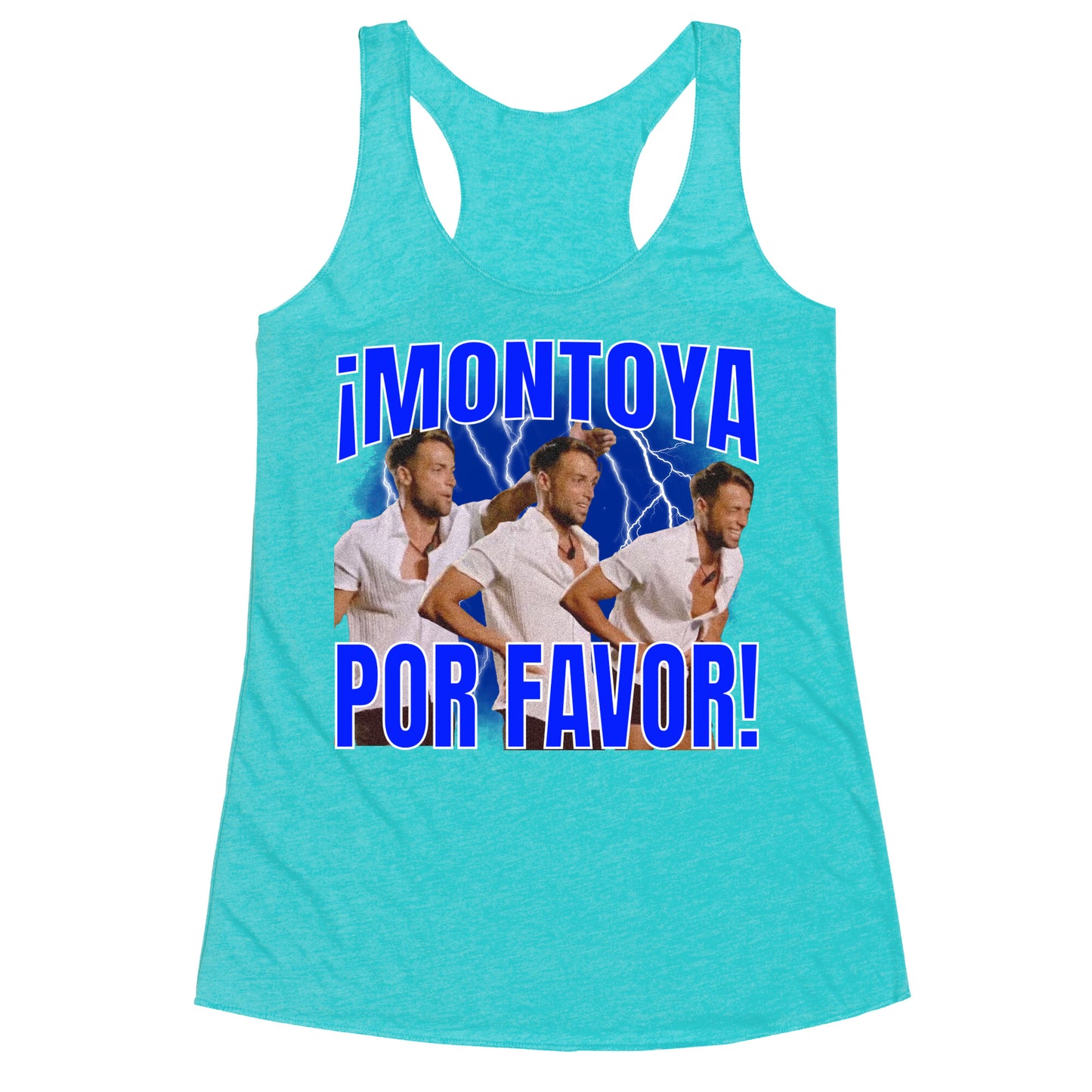 Montoya Por Favor Vintage Racerback Tank
