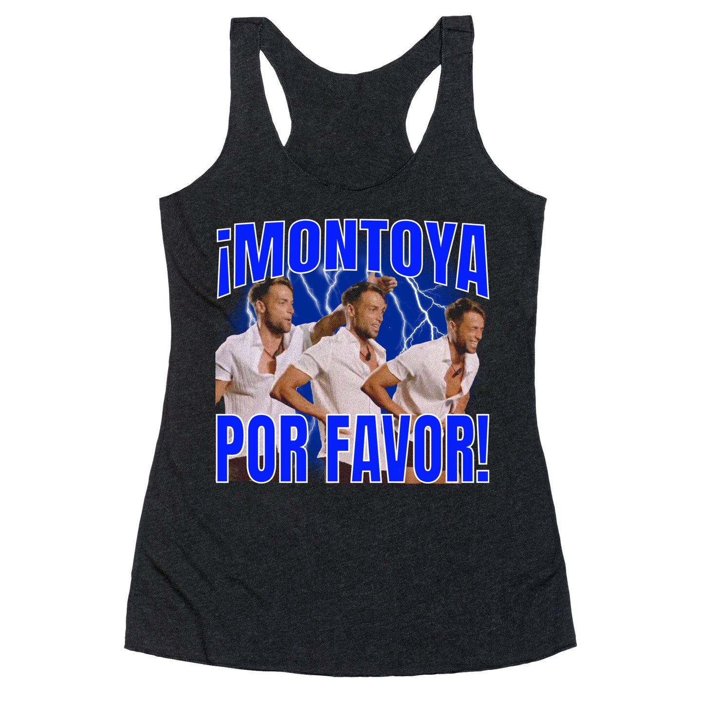 Montoya Por Favor Vintage Racerback Tank