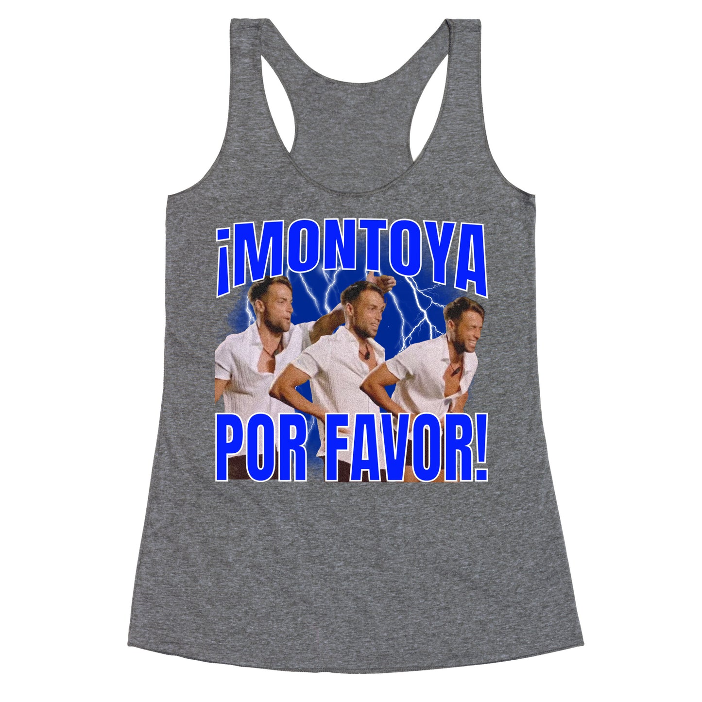 Montoya Por Favor Vintage Racerback Tank