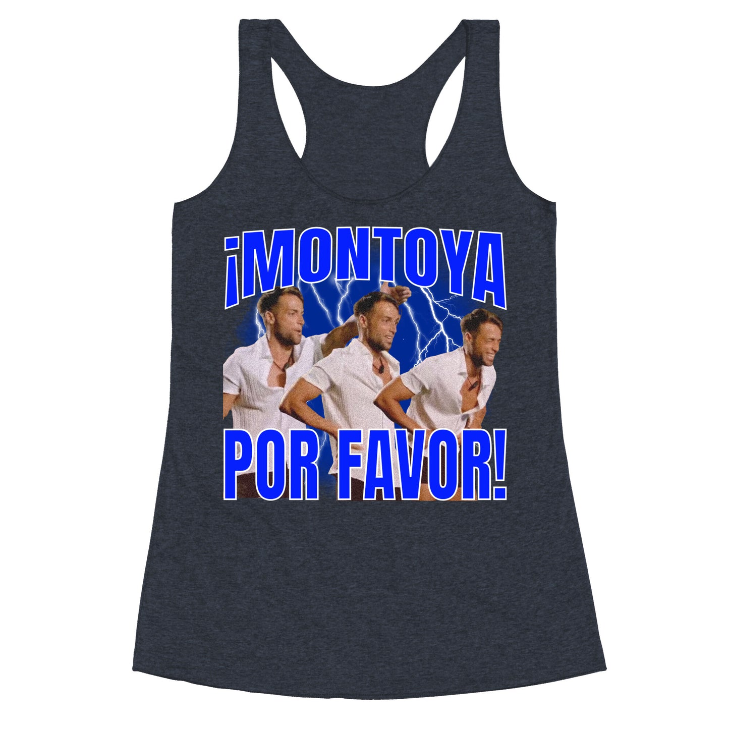 Montoya Por Favor Vintage Racerback Tank