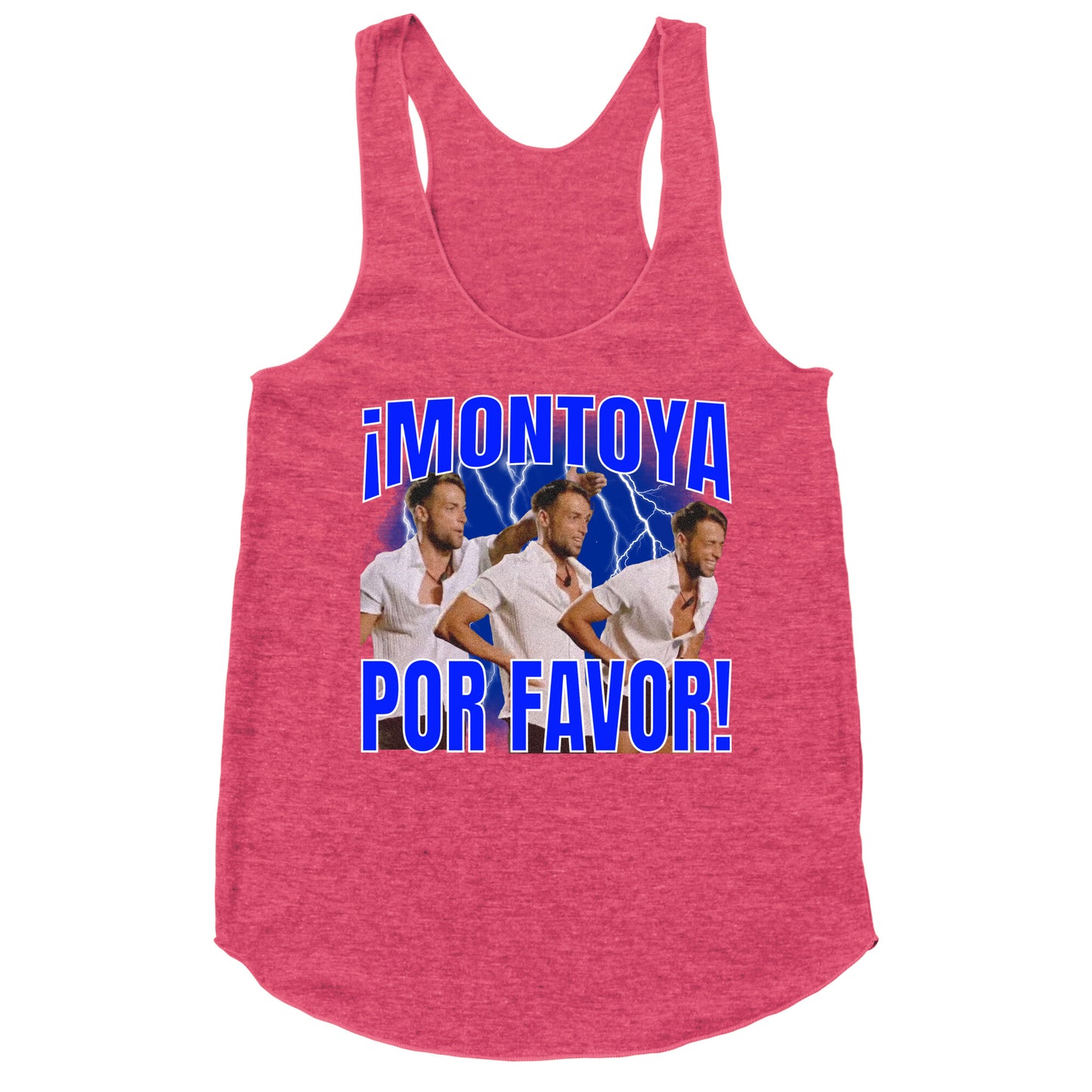 Montoya Por Favor Vintage Racerback Tank
