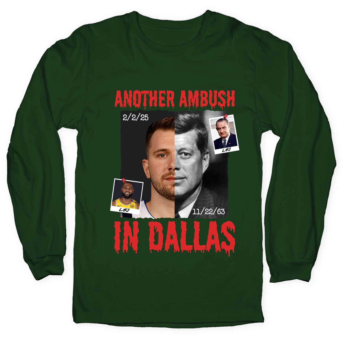 Another Ambush in Dallas Luka Lakers Longsleeve Tee