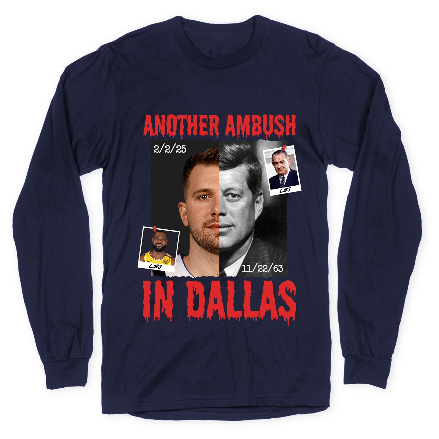 Another Ambush in Dallas Luka Lakers Longsleeve Tee