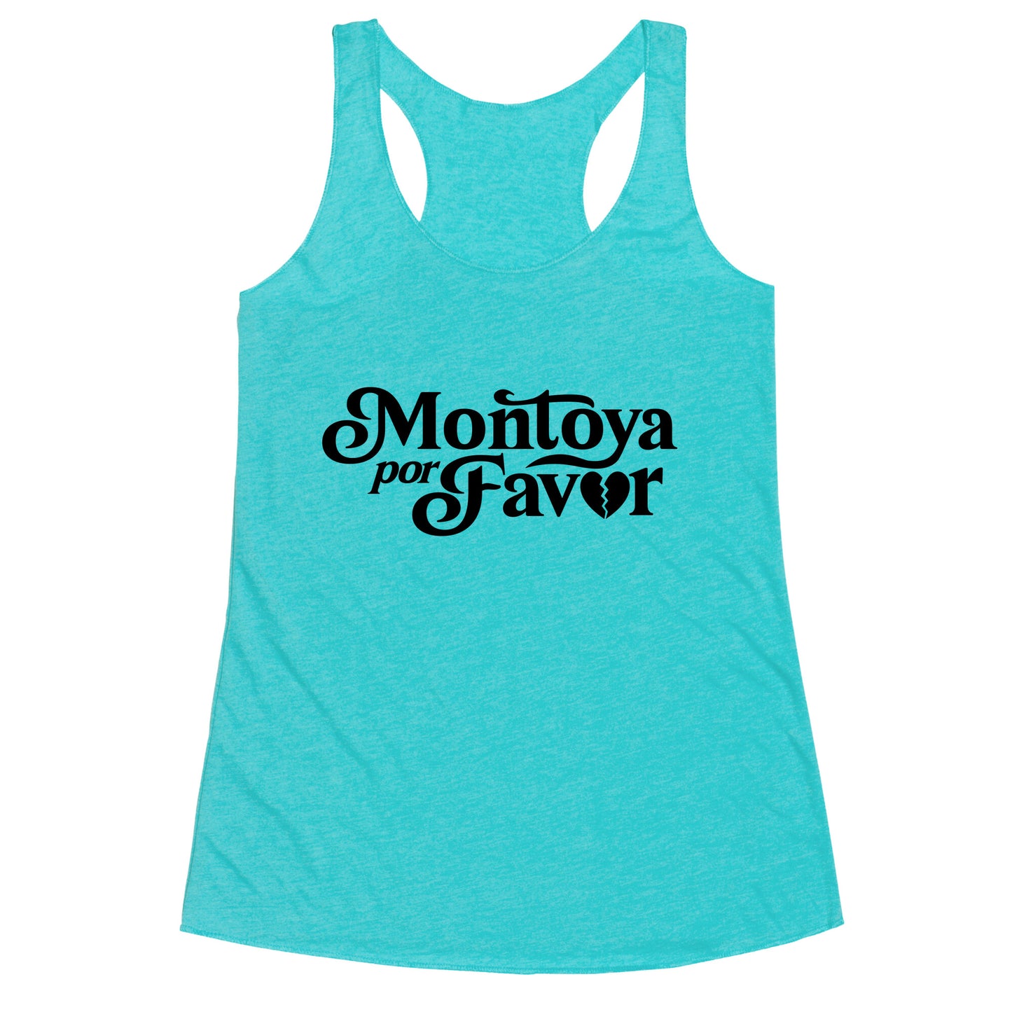 Montoya Por Favor Heartbreak Racerback Tank