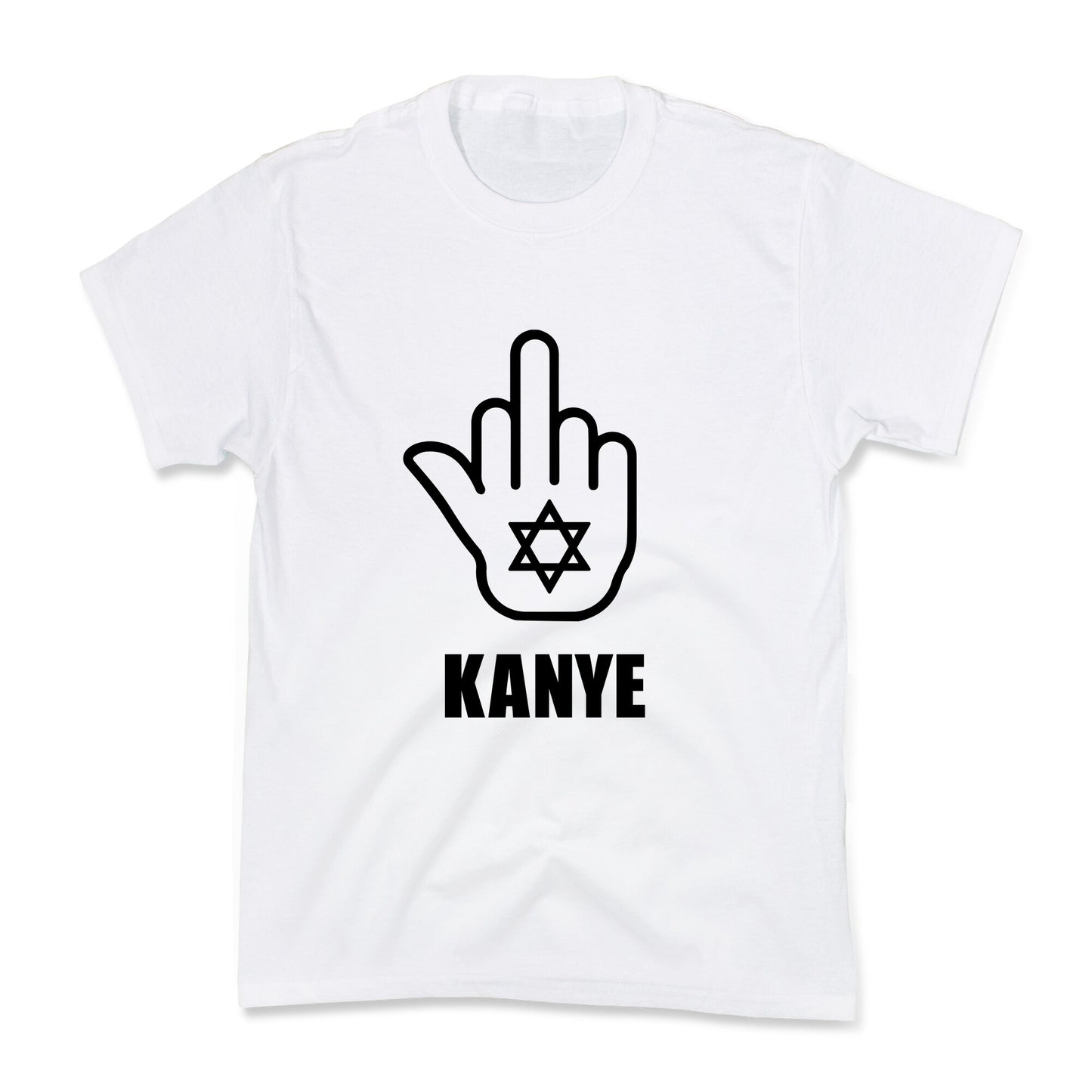 Middle Finger F Kanye Kids Tee