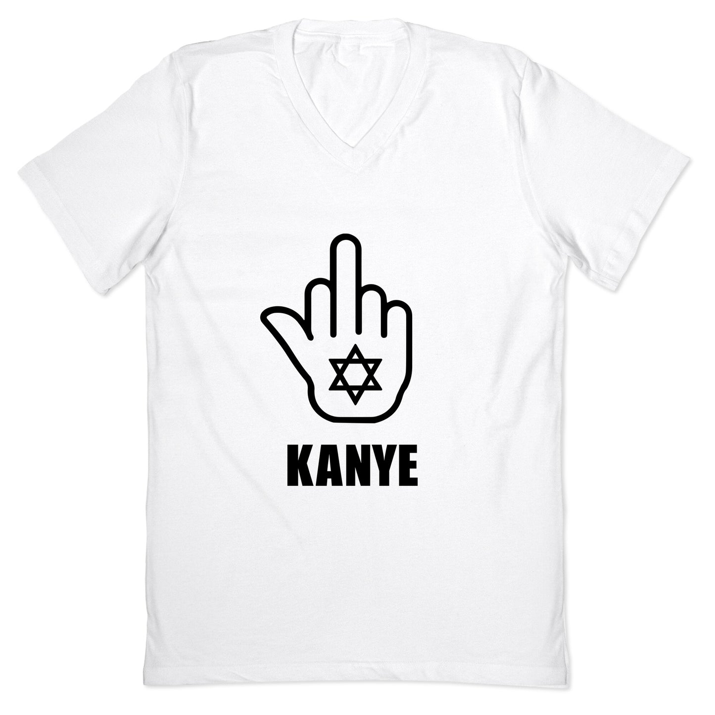 Middle Finger F Kanye V-Neck