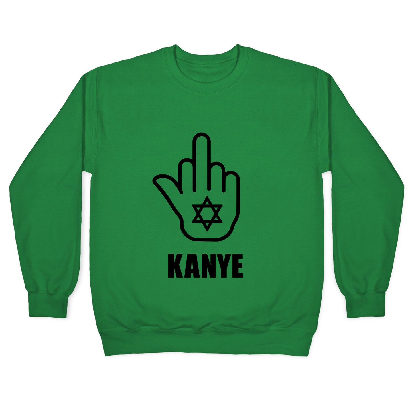 Middle Finger F Kanye Crewneck Sweatshirt
