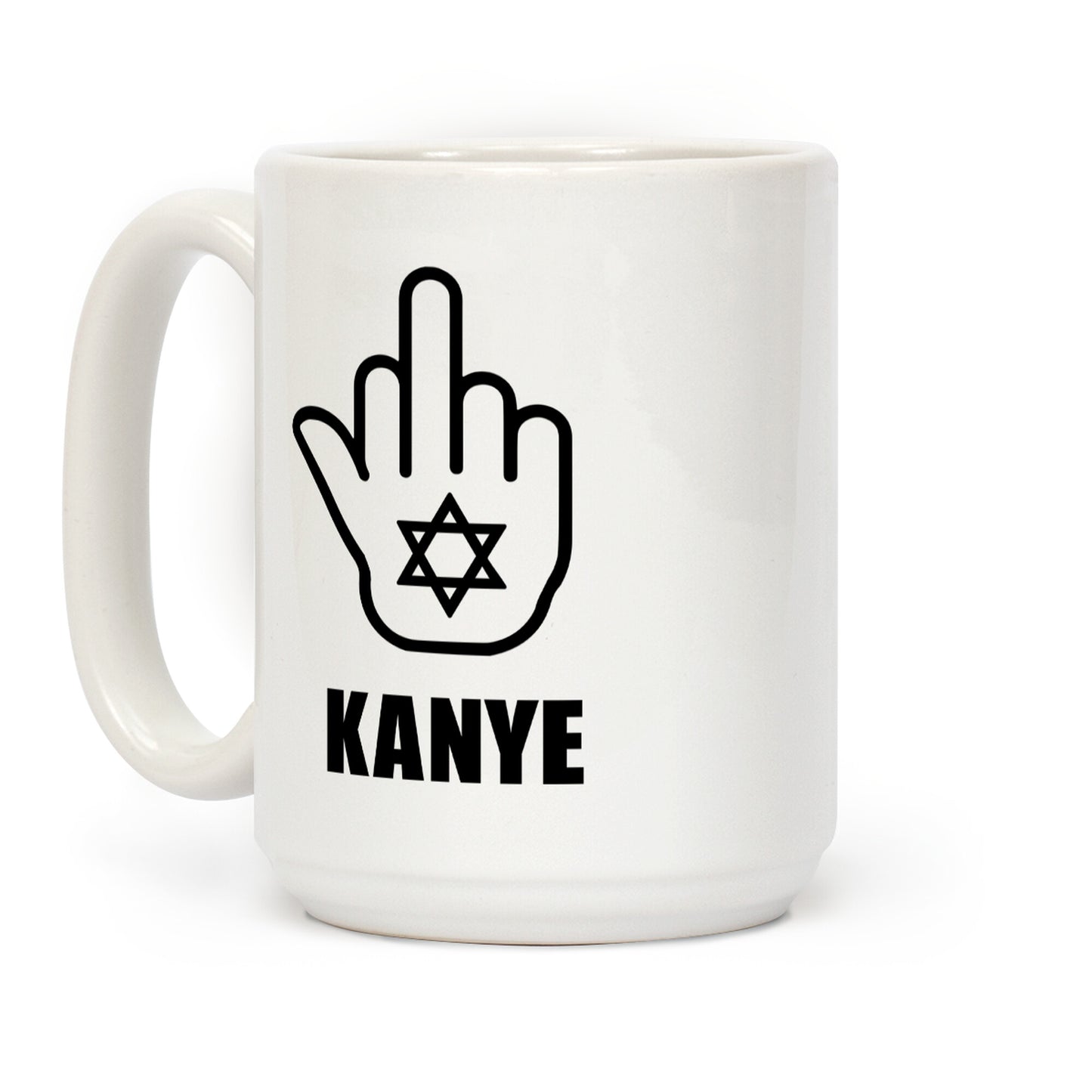 Middle Finger F Kanye Coffee Mug