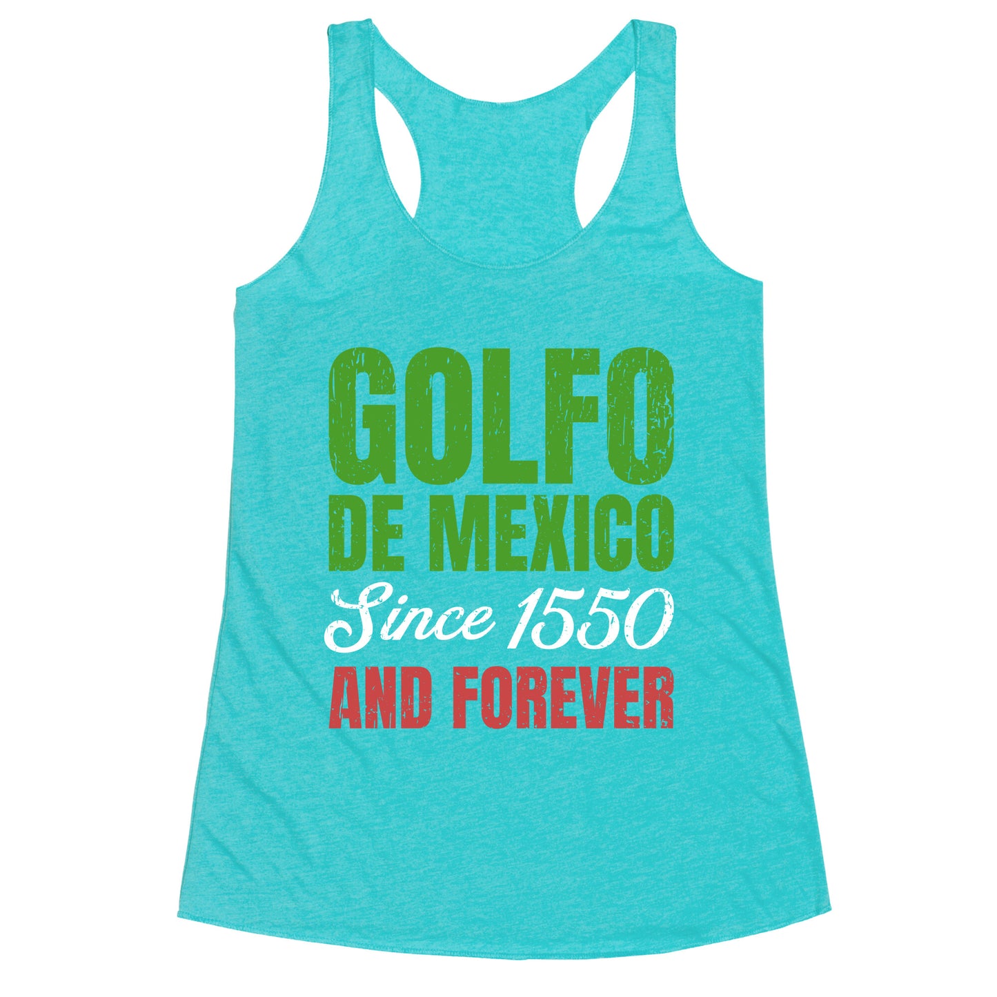 Golfo De Mexico Racerback Tank