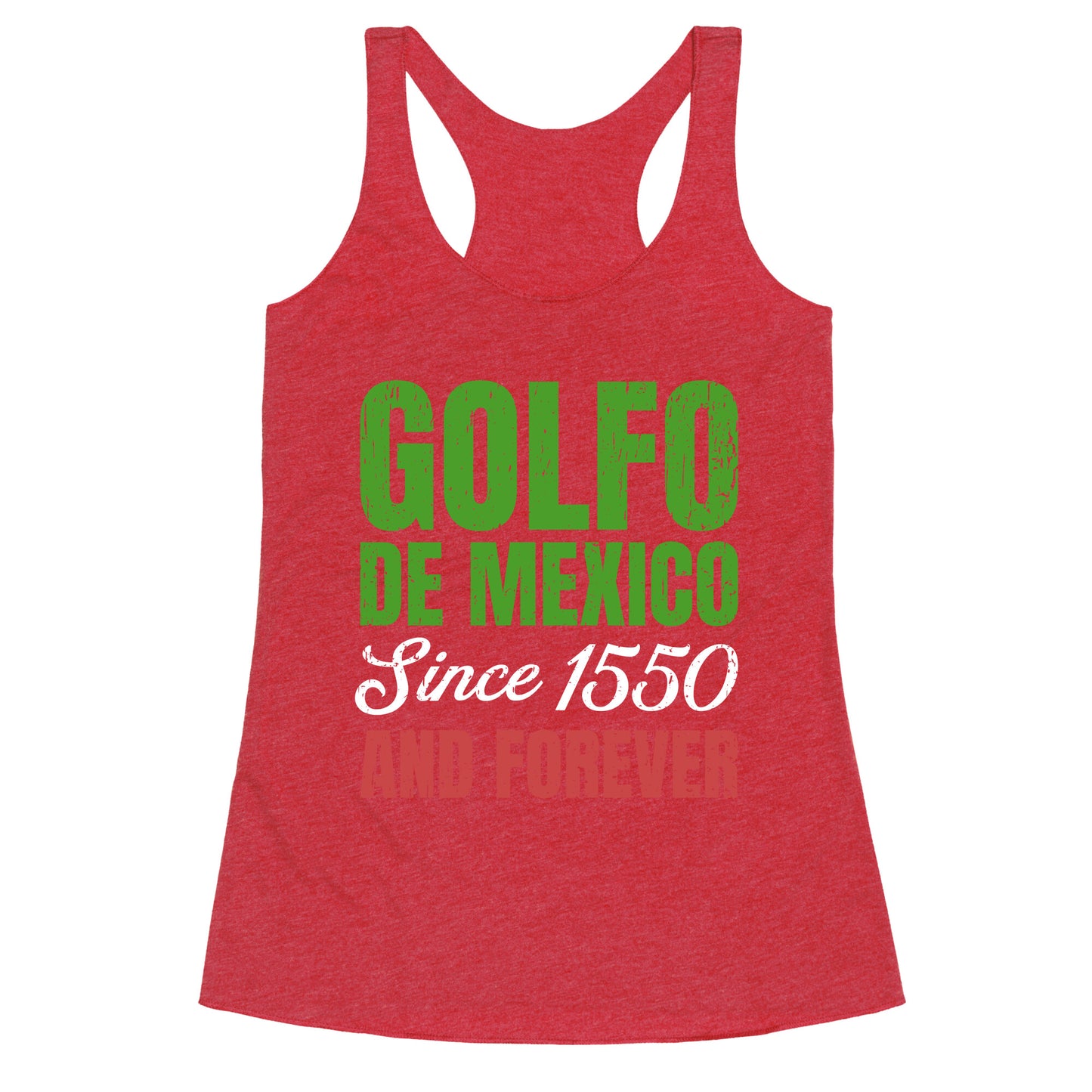 Golfo De Mexico Racerback Tank