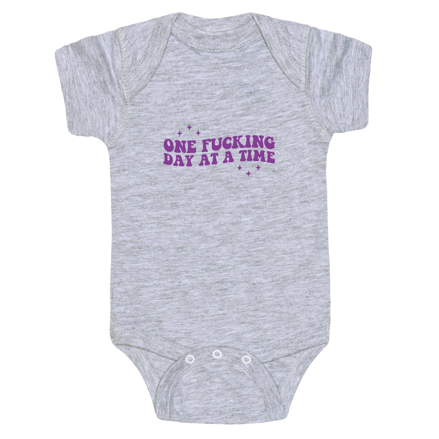 One Fucking Day At A Time Baby One-Piece