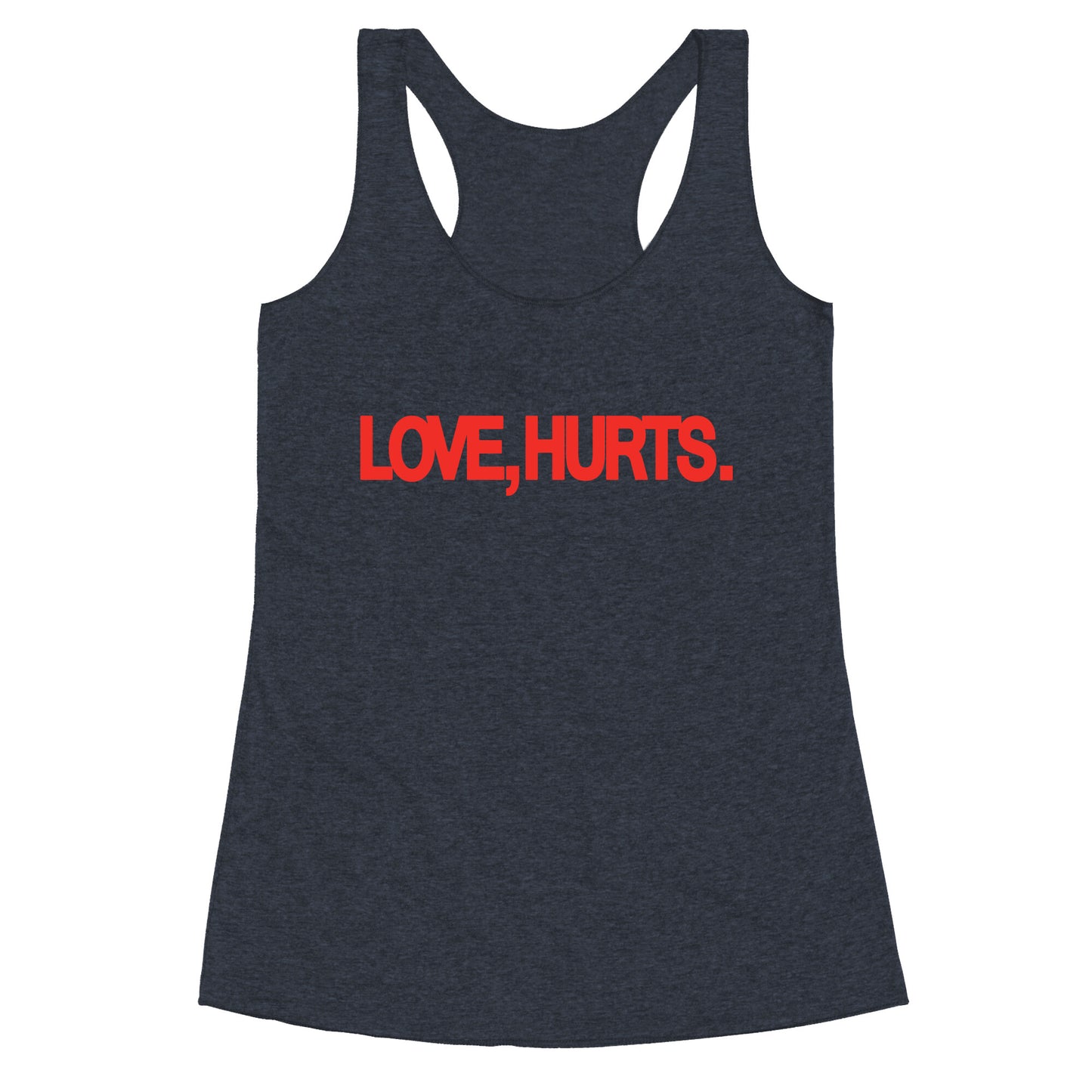 Love Hurts Jordan Racerback Tank