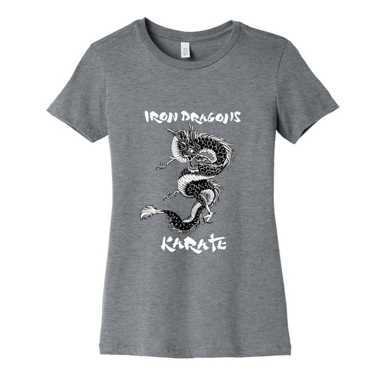 Iron Dragons Karate Womens Cotton Tee
