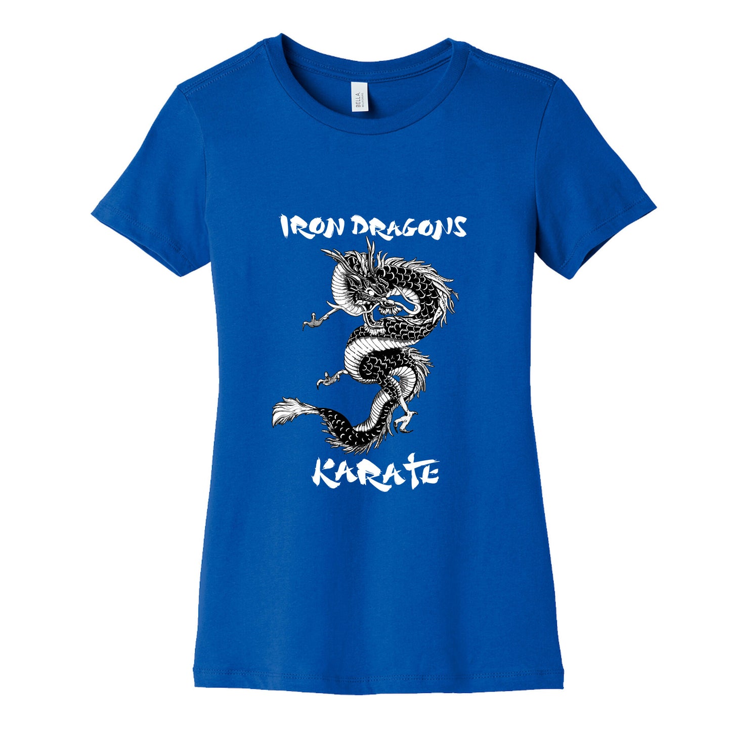 Iron Dragons Karate Womens Cotton Tee
