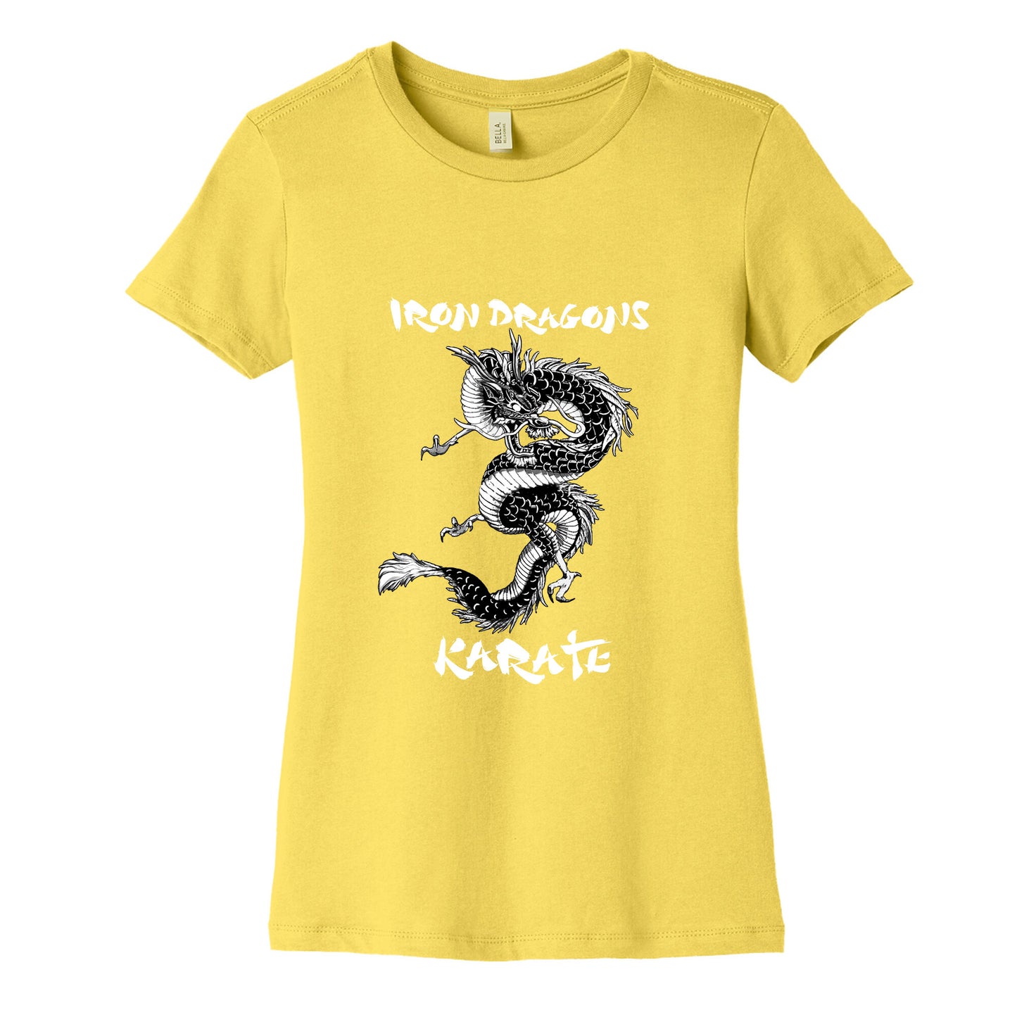 Iron Dragons Karate Womens Cotton Tee