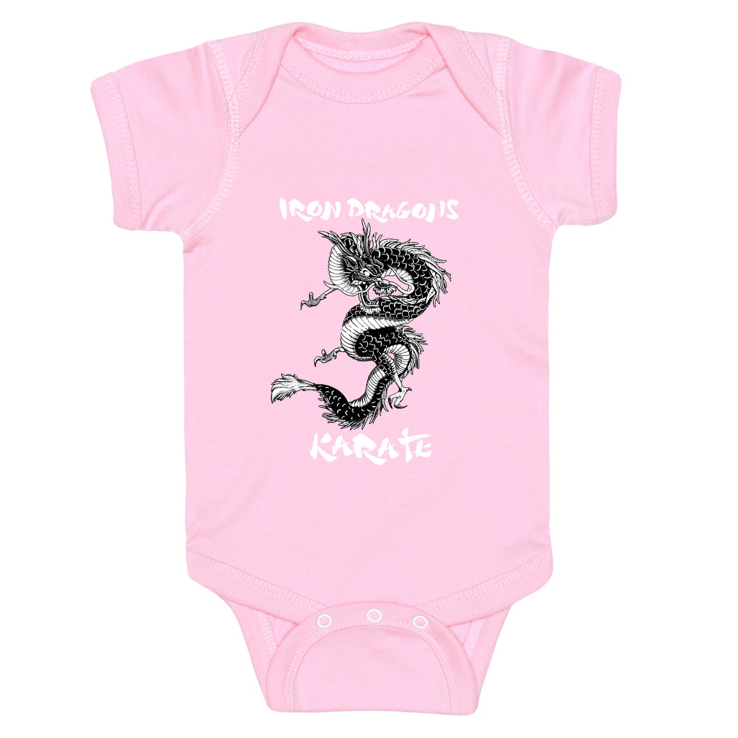 Iron Dragons Karate Baby One-Piece