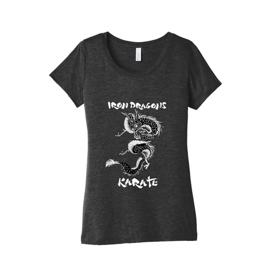 Iron Dragons Karate Womens Triblend Tee