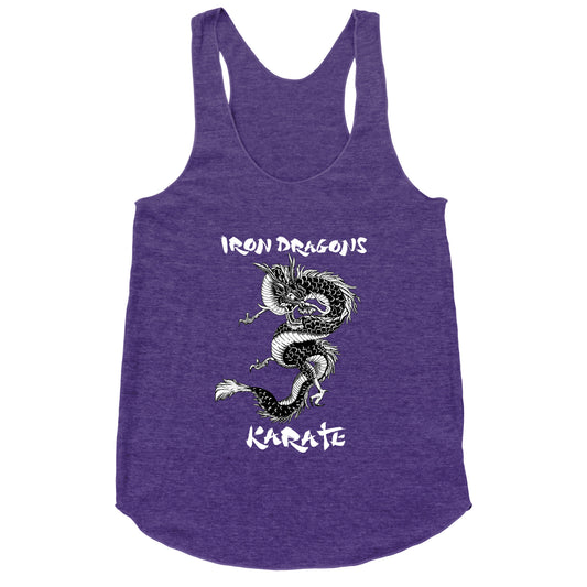 Iron Dragons Karate Racerback Tank