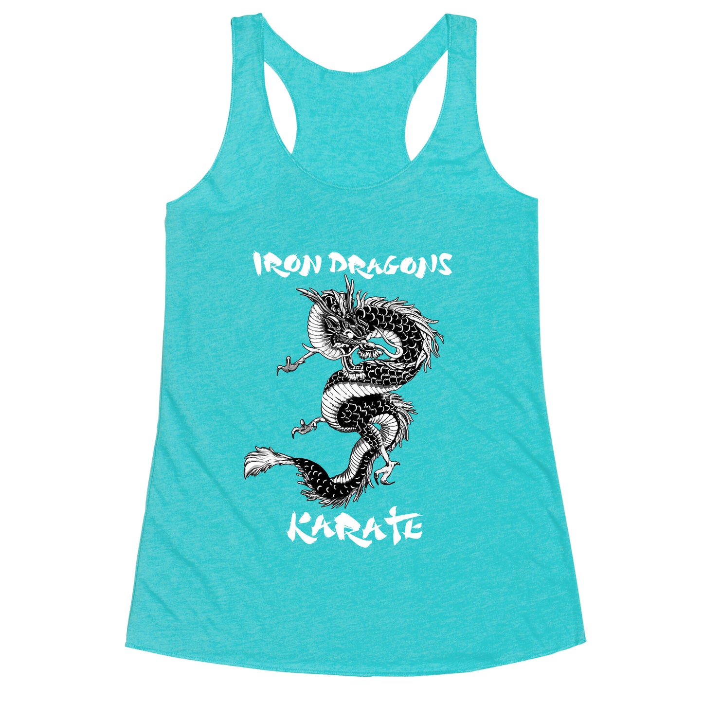 Iron Dragons Karate Racerback Tank