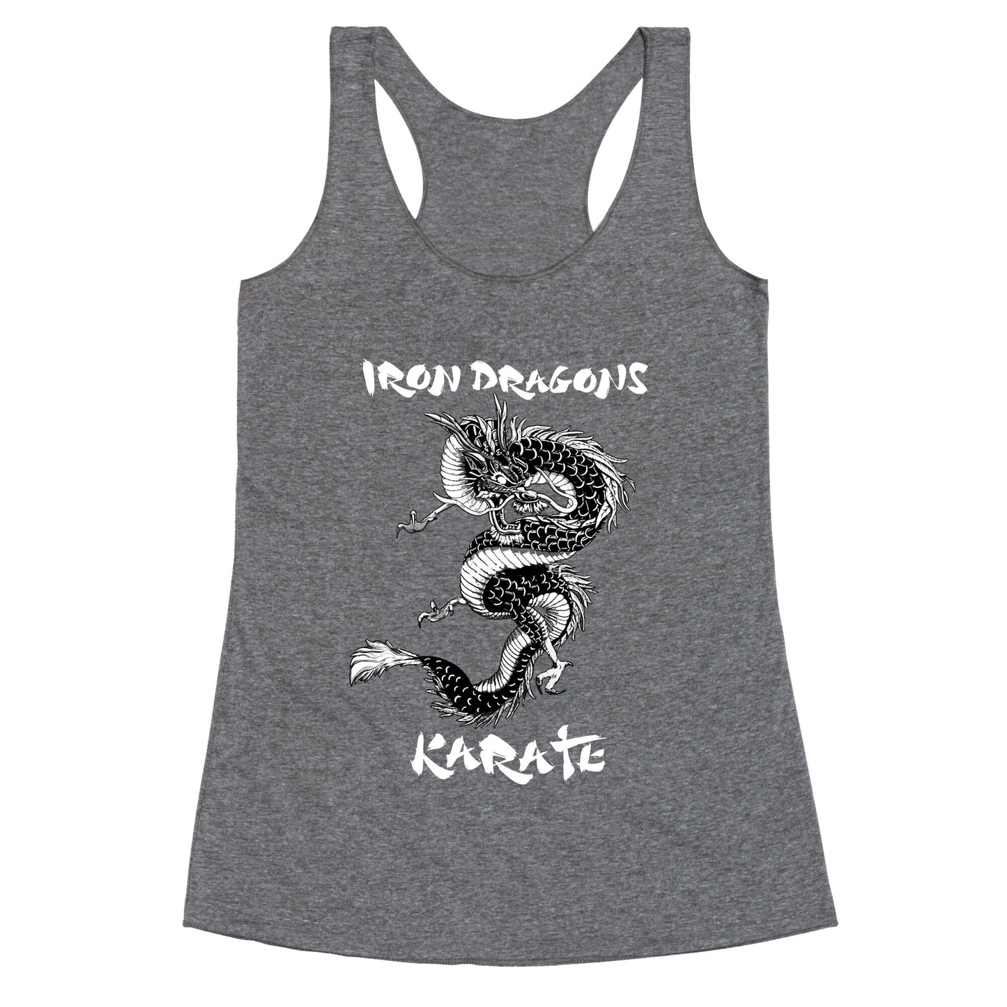 Iron Dragons Karate Racerback Tank