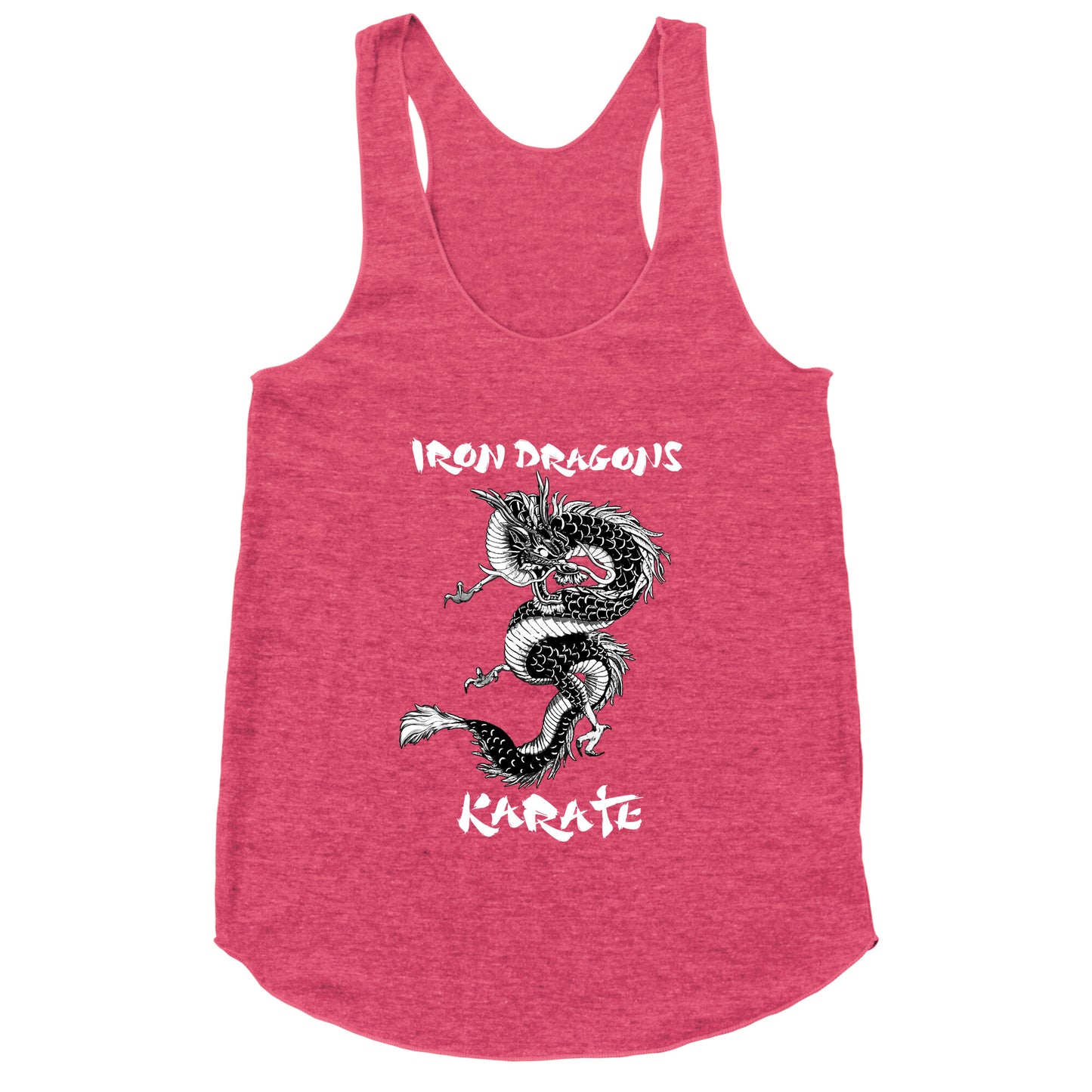 Iron Dragons Karate Racerback Tank