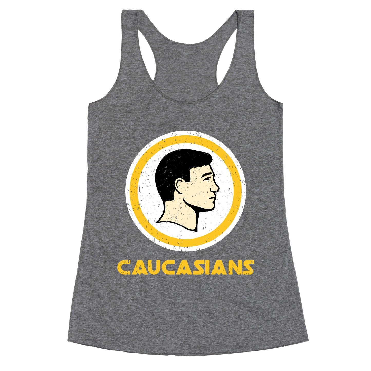 Caucasians Racerback Tank