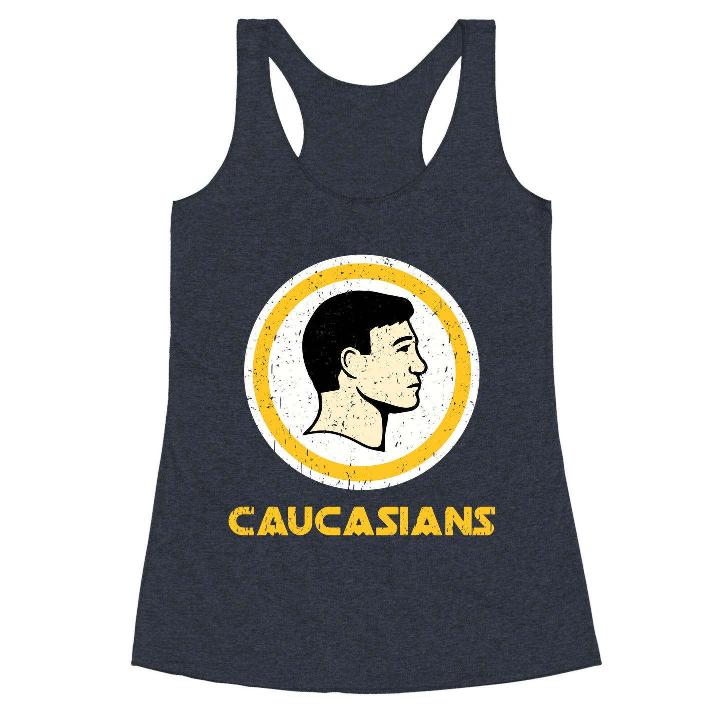 Caucasians Racerback Tank