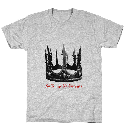 No Kings No Tyrants Crown T-Shirt